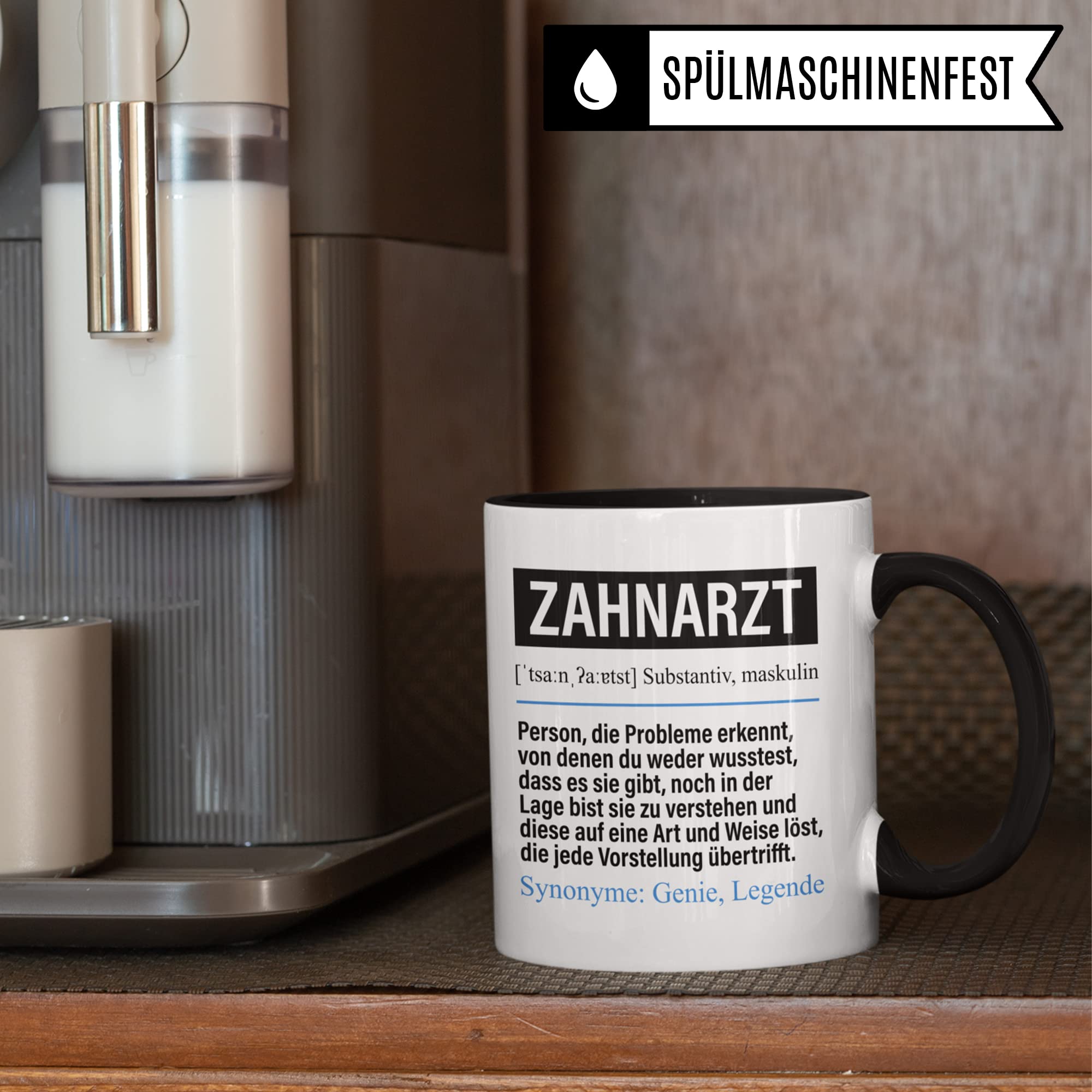 Tasse Zahnarzt lustig, Zahnarzt Geschenk Beruf, Spruch Kaffeebecher Zahnärzte Geschenkidee, Beruf Dentist Kaffee-Tasse Teetasse Becher