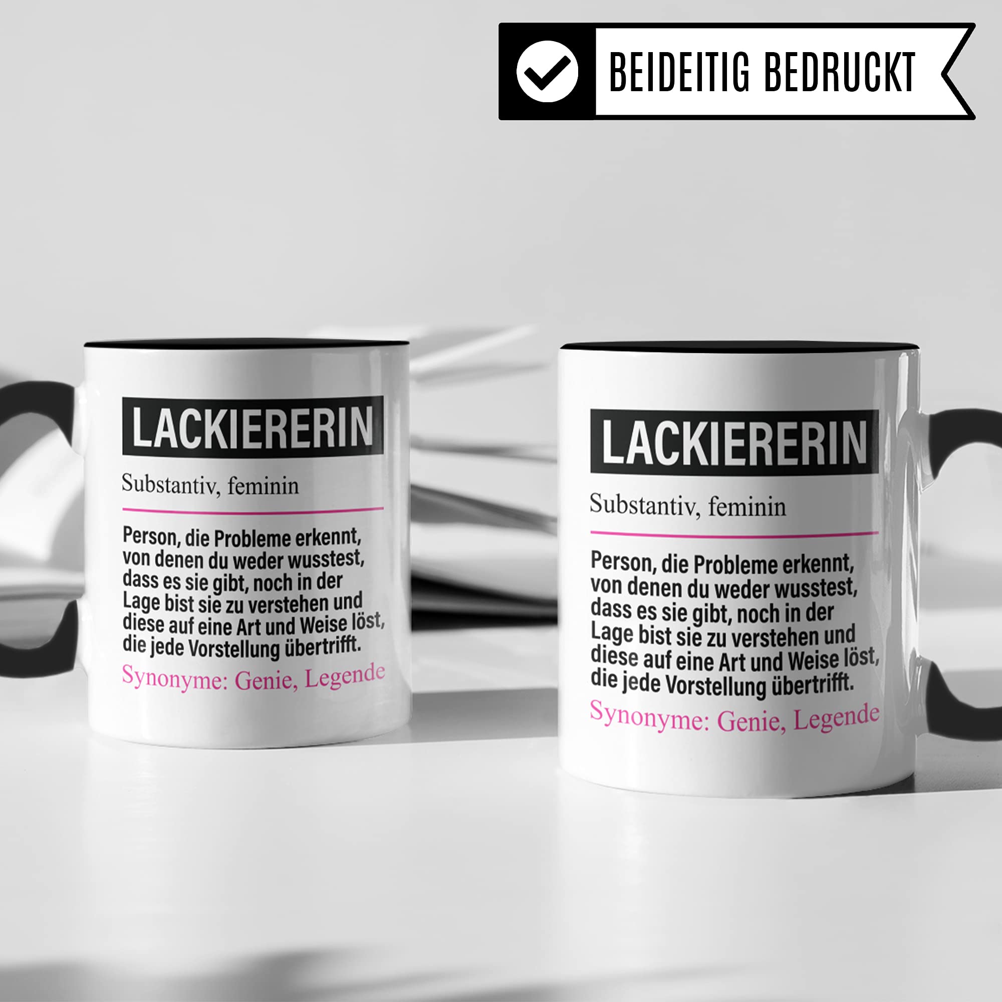 Lackiererin Tasse lustig, Lackiererin Geschenk Beruf, Spruch Lackiererei Geschenkidee, Kaffeetasse Beruf Lackierin Kaffeebecher Teetasse Becher