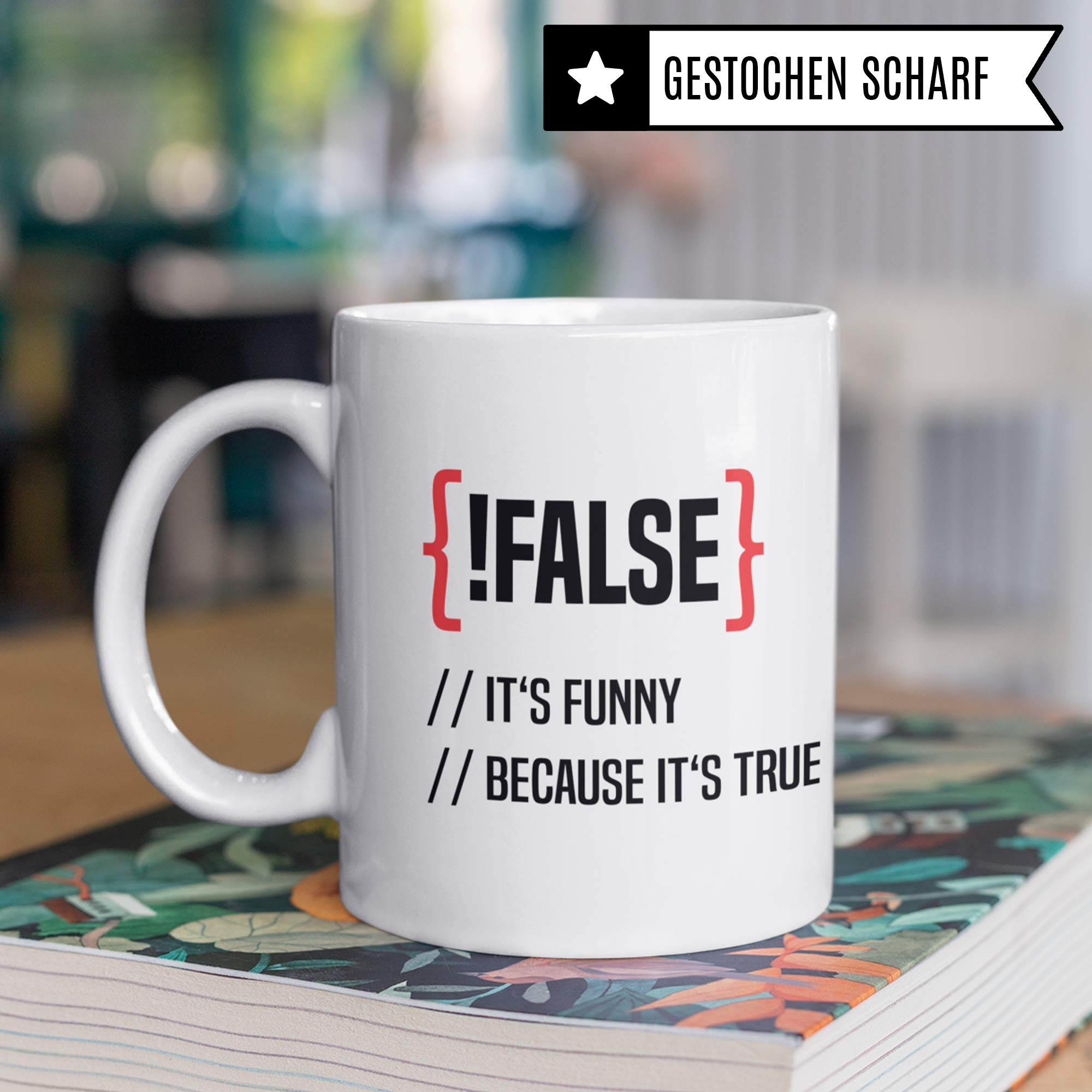 Pagma Druck Informatiker Tasse, IT Geschenk Programmierer lustig, Becher Debugging Spruch Programmieren Informatik Geschenkidee, Entwickler Admin Coder Developer Programmer Kaffeetasse