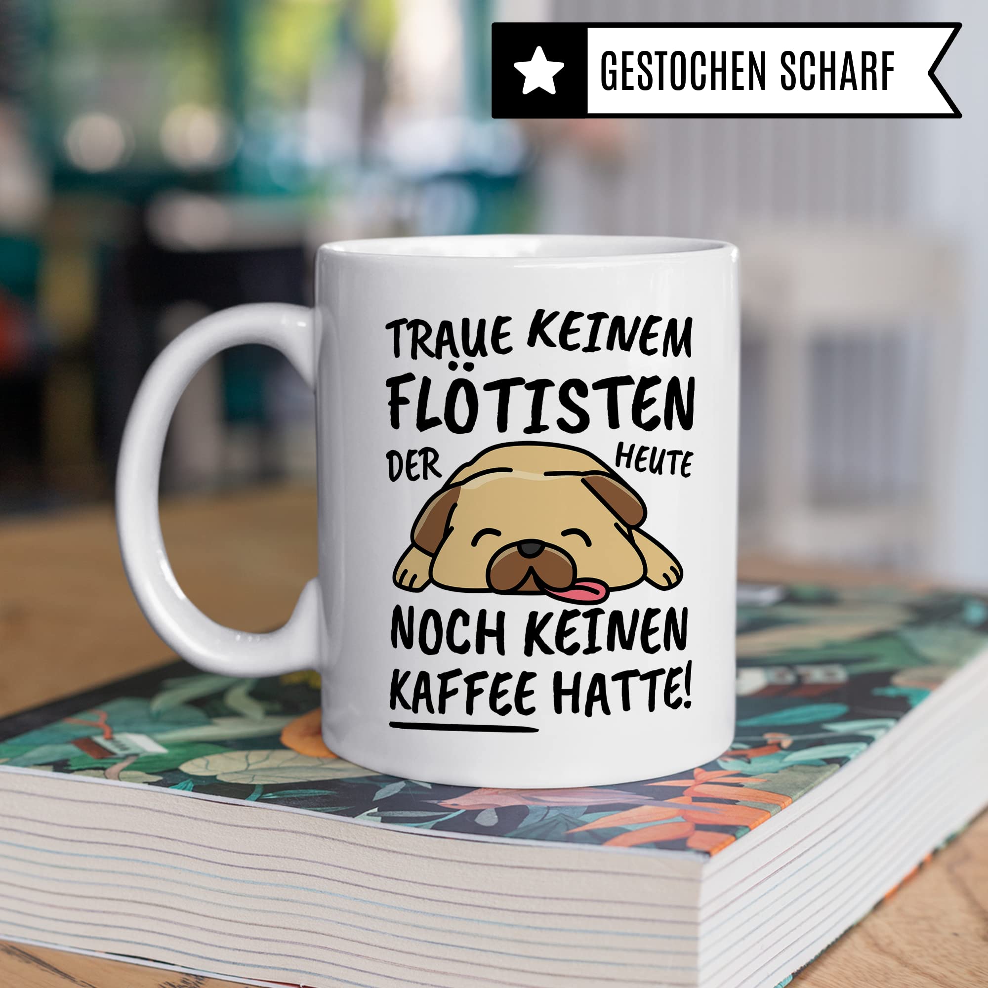 Tasse Flötist lustig Flötist Geschenk Beruf Spruch Kaffeebecher Flötisten Geschenkidee Flöte Musik Instrument Flötenspieler Flötenbläser Kaffee-Tasse Teetasse Becher