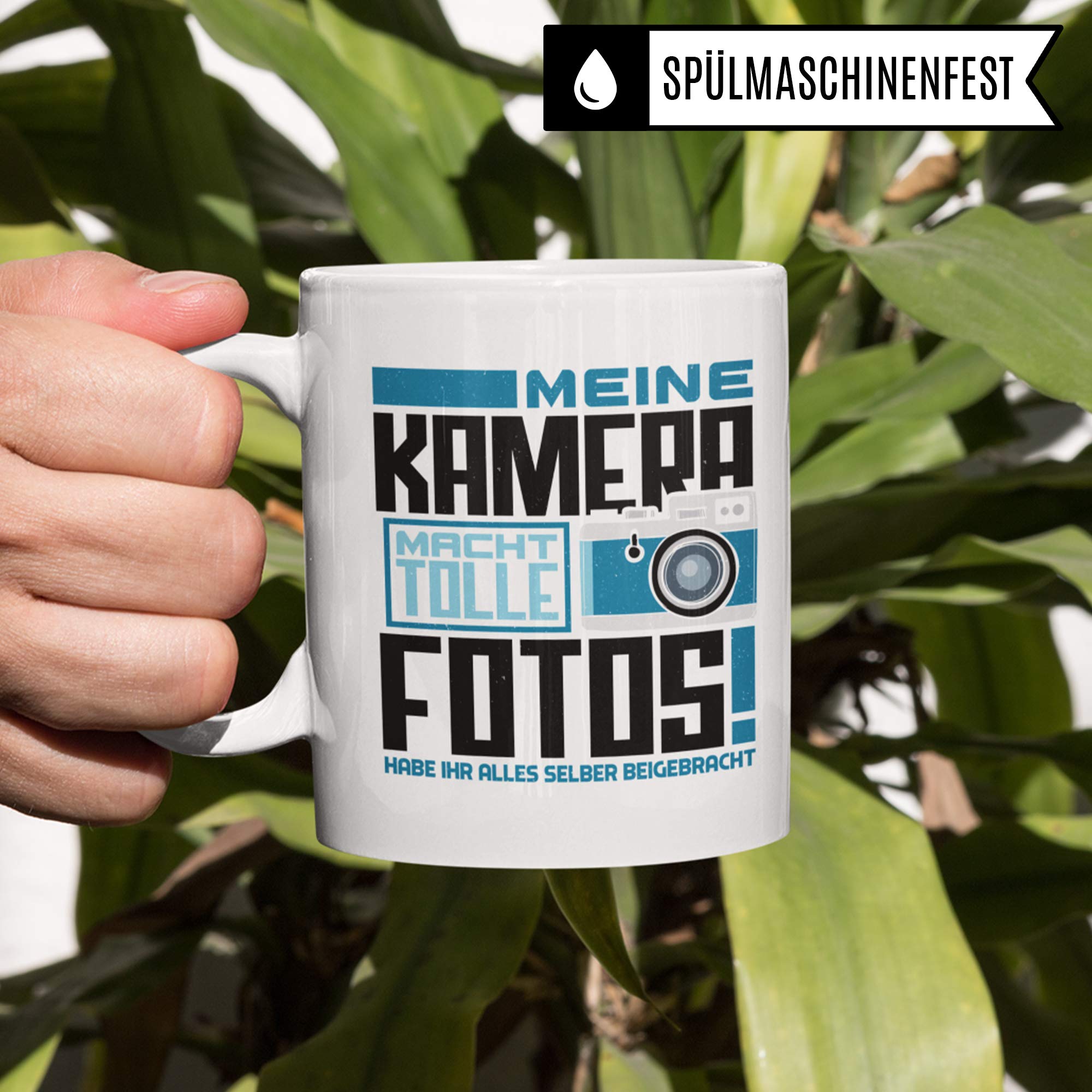 Pagma Druck Fotograf Tasse, Geschenk für Fotografen Becher, Foto Kaffeebecher Photograf, Kaffeetasse Fotografieren Spruch Objektiv Photography Kameramann