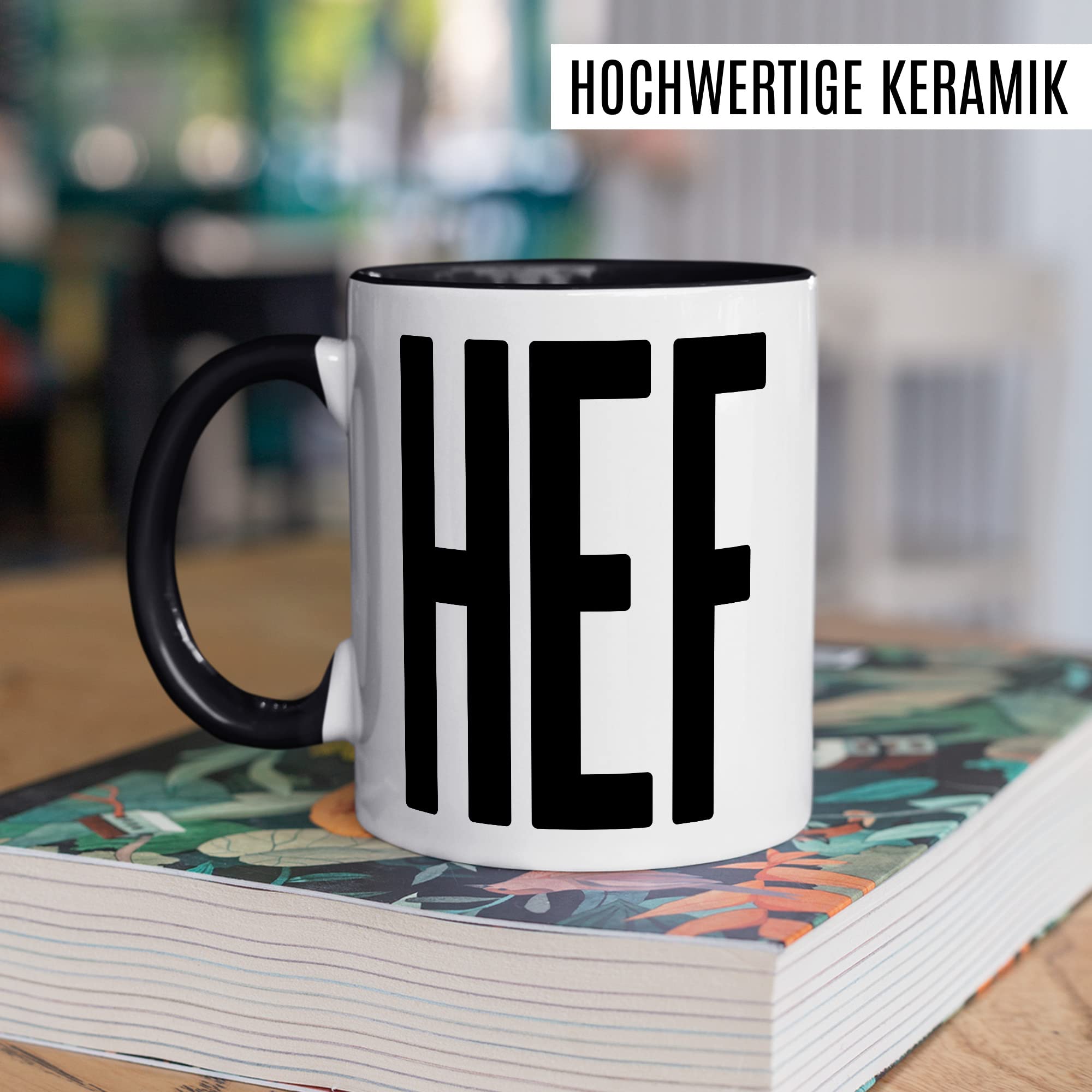 Chef Tasse Henkel coole Kaffeetasse Boss Arbeit Büro Kaffee-Becher Witz coole Bürotasse mit Griff C kreatives Geschenk Vorgesetzer Abteilungsleiter Kollege Arbeitskollege Geschenkidee Chef