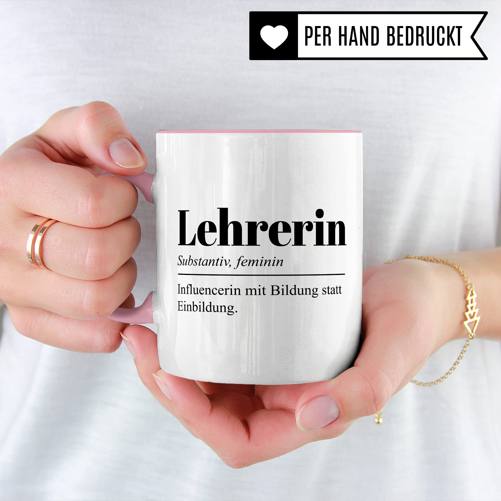 Tasse Lehrerin Geschenk lustig Kaffee-Tasse Kaffee-Becher Lehrerin Geschenkidee Grundschule Tasse Abschied Lehrerin Abschiedsgeschenk Gymnasium