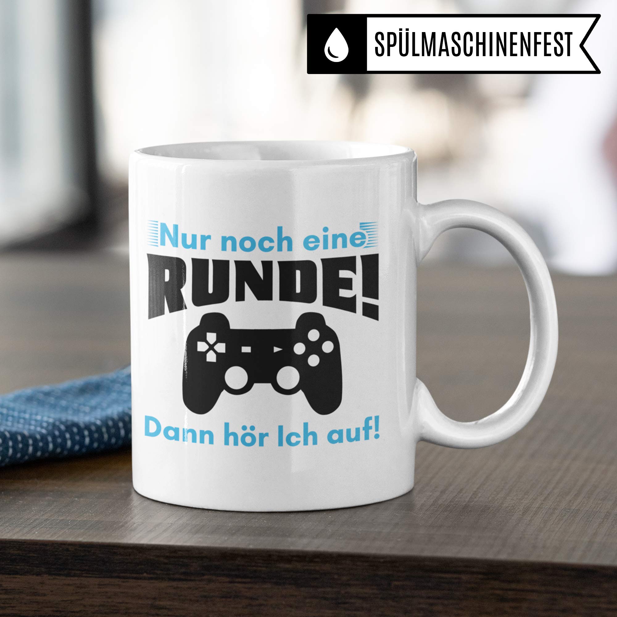 Pagma Druck Tasse Gamer lustig, Zocker Geschenke Spruch, Kaffeetasse Gaming Zocken Computerspiele Konsole, Controller PC Computerspielen Becher, Computer Gaming Tasse lustig