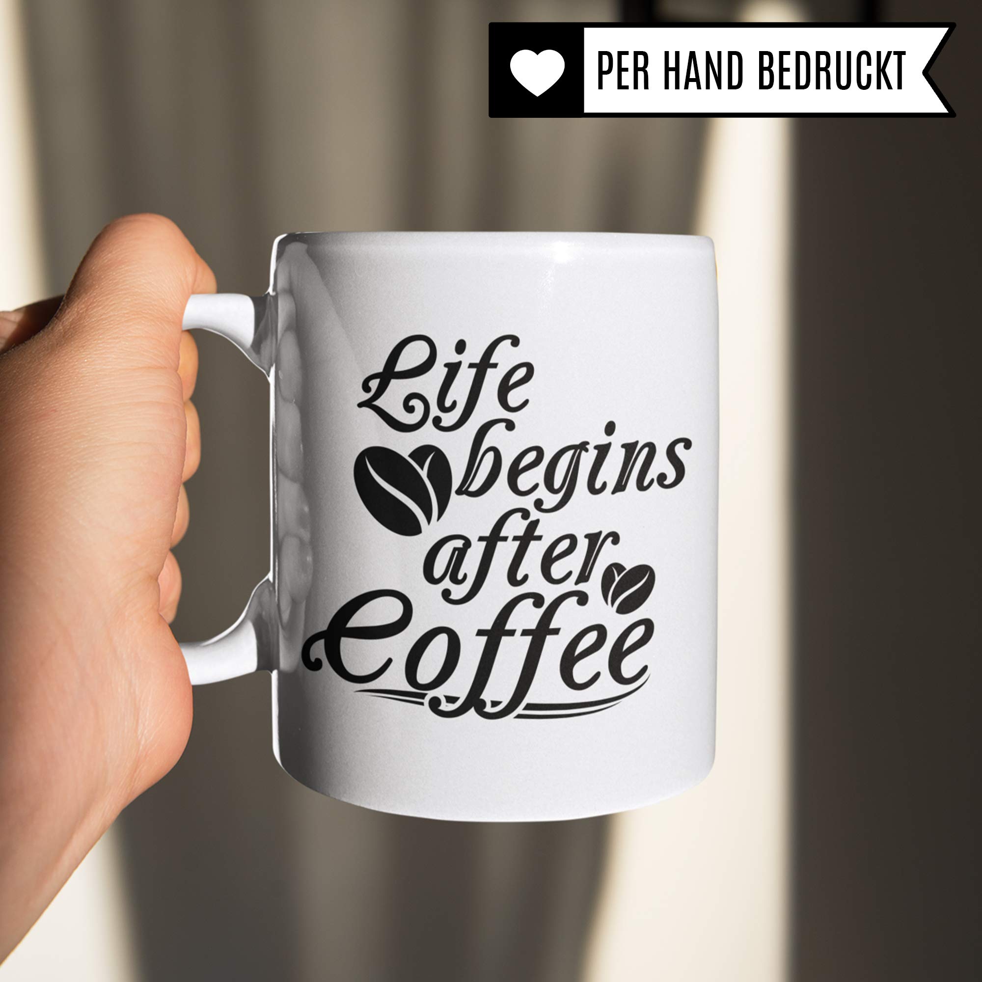 Pagma Druck Kaffeetasse lustig, Geschenk Kaffee Tasse mit Sprüchen, Kaffeetrinker Geschenkidee Kaffeeliebhaber Spruch Witz Koffein Filterkaffee Spruch