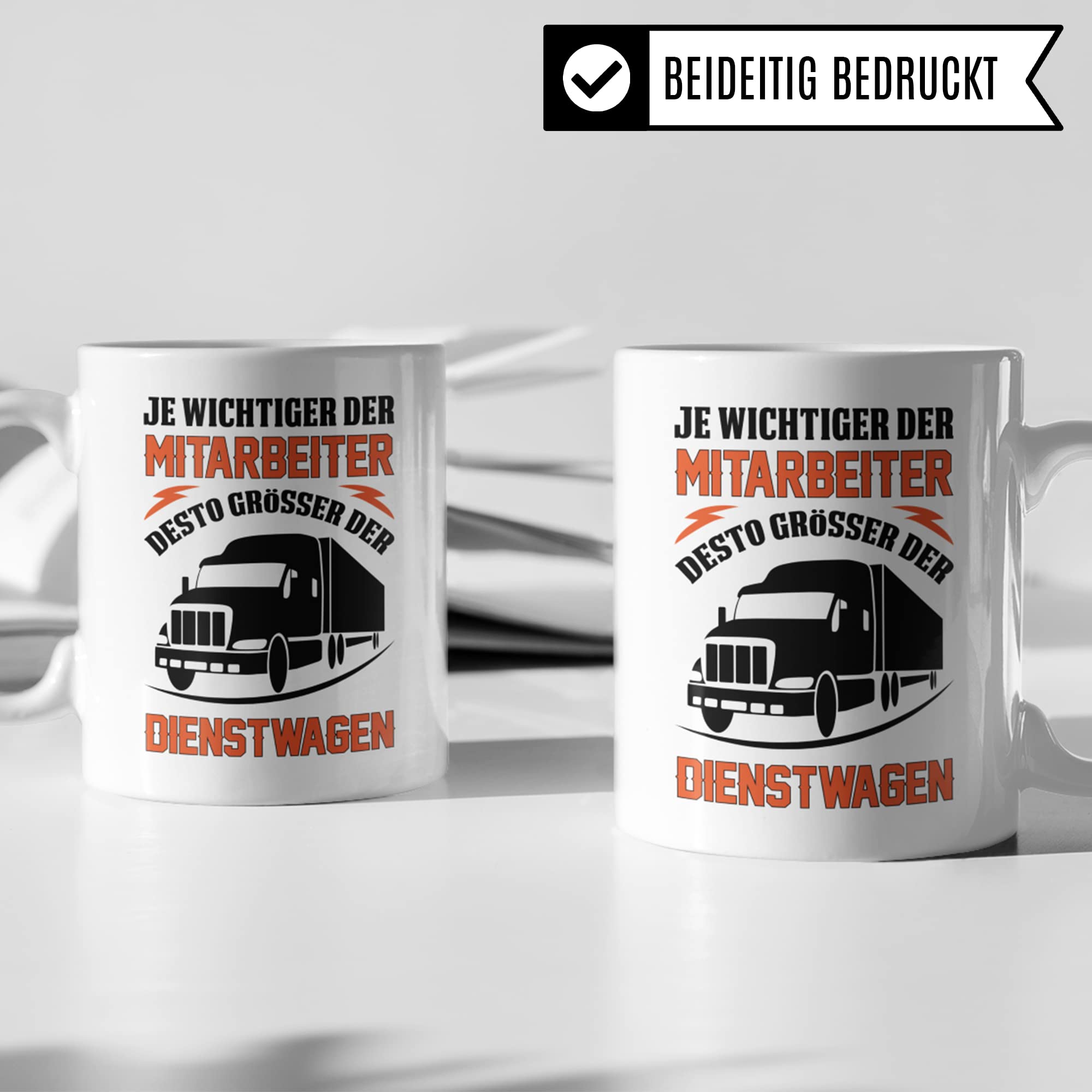 Tasse LKW Fahrer, Becher Fernfahrer Geschenk lustig, Kaffeetasse LKW-Fahrer Brummi Geschenkidee zum LKW Führerschein, Trucker LKW Fahrer Geschenke lustig