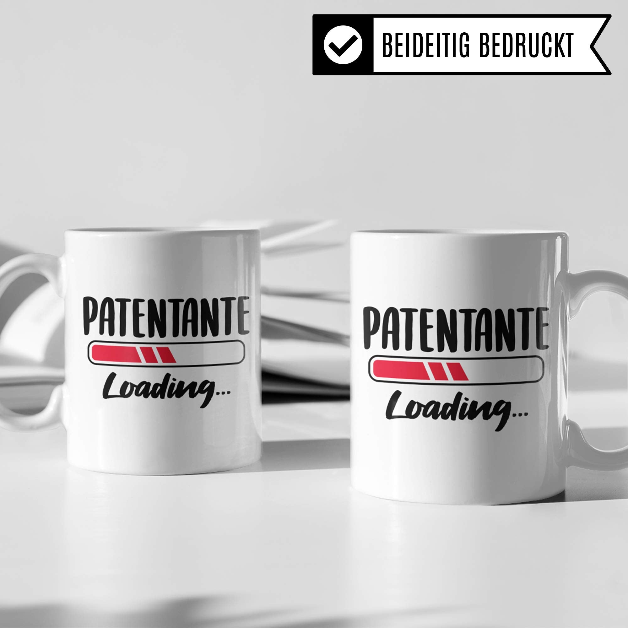 Pagma Druck Tasse Patentante, Geschenk Patentante Patensohn Patentochter Kaffeetasse, Taufpatin Fragen Becher, Patin Taufpatin Patenkind Geschenkidee Kaffeebecher