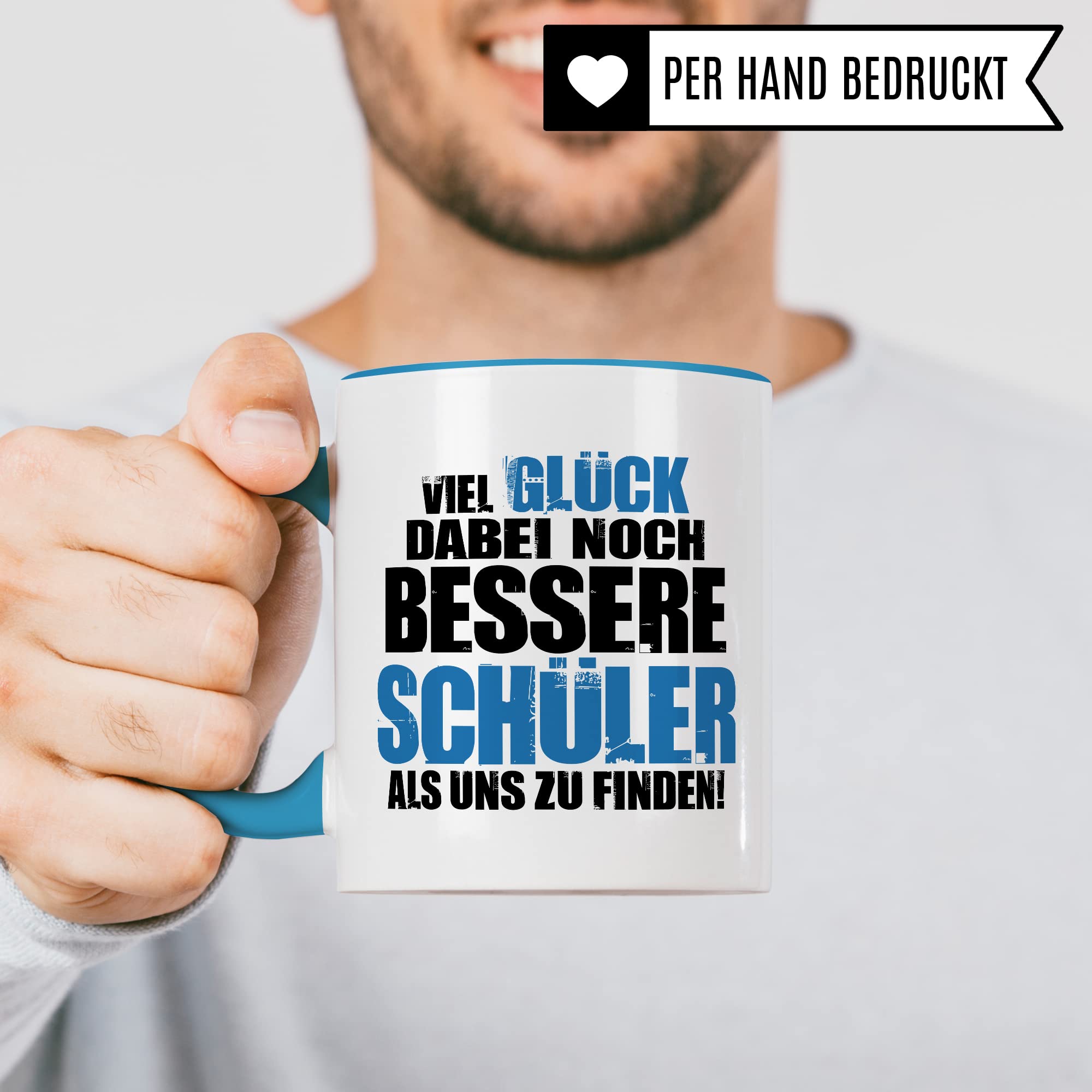 Lustige Lehrer Tasse mit Spruch Geschenk Lehrerin Kaffee-Tasse Kaffee-Becher Lehrer Geschenkidee Grundschule Tasse Abschied Lehrerin Abschiedsgeschenk Lehrer Gymnasium