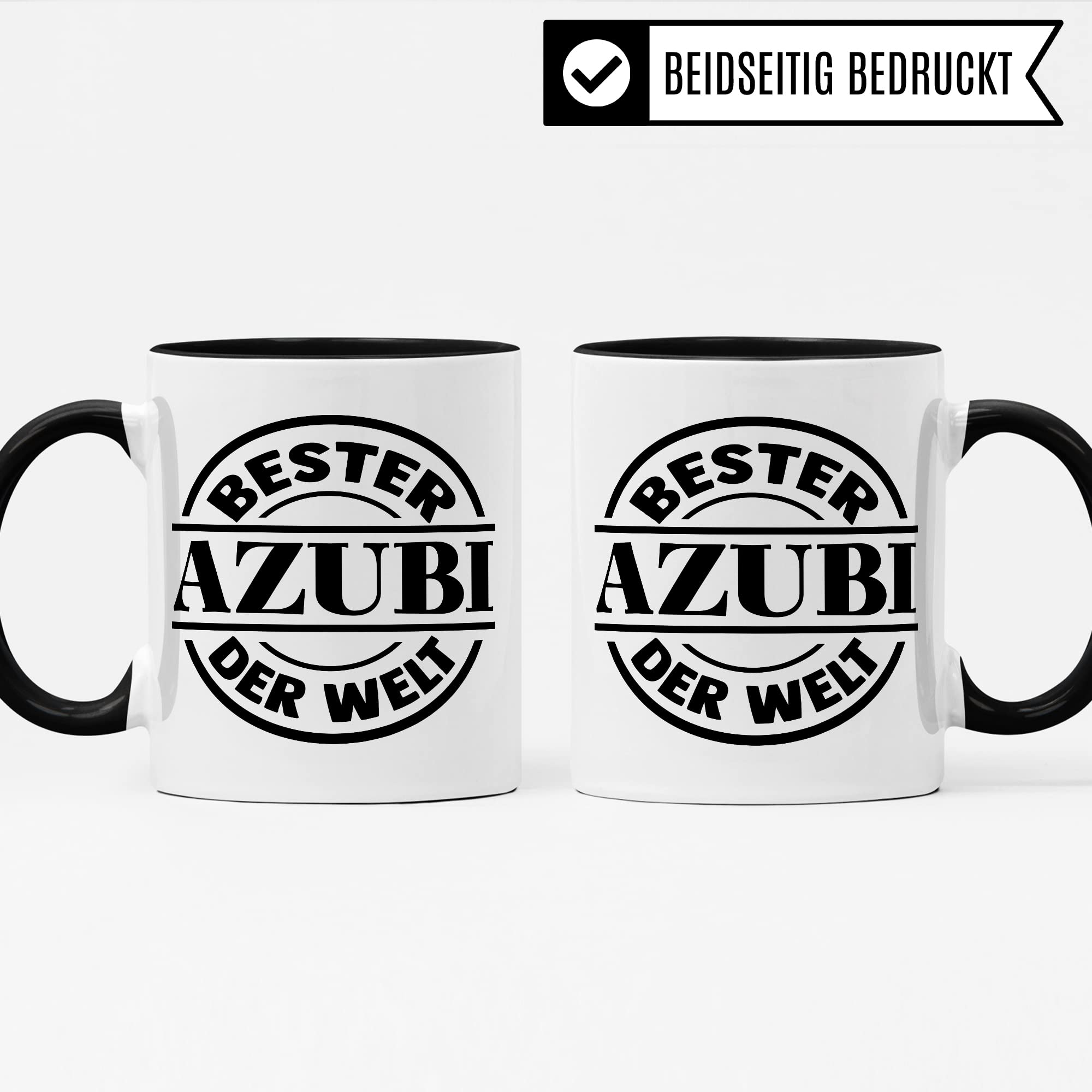 Azubi Tasse, Bester Azubi der Welt Spruch Kaffeetassen Ausbildung Kaffee-Becher Lehrling Ausbildung Becher Geschenkidee Azubine-Geschenk Auszubildende Tasse mit Spruch lustig