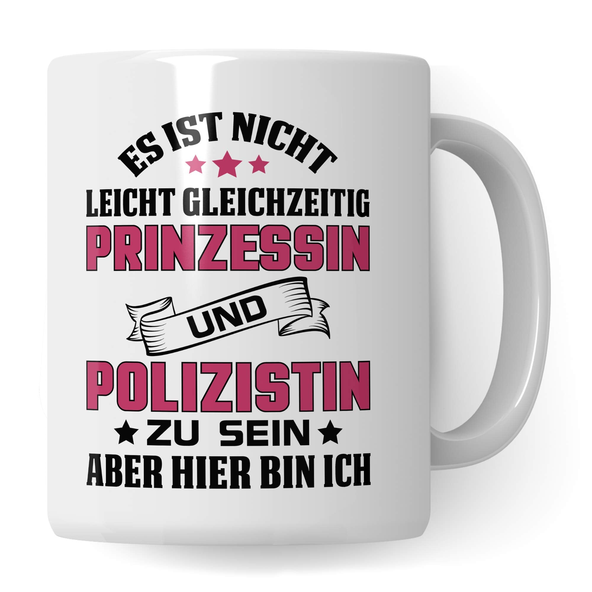 Pagma Druck Tasse Polizistin - Polizei Beruf Geschenk Polizeibeamtin Kaffeetasse Ausbildung Polizist Frau Geschenkidee