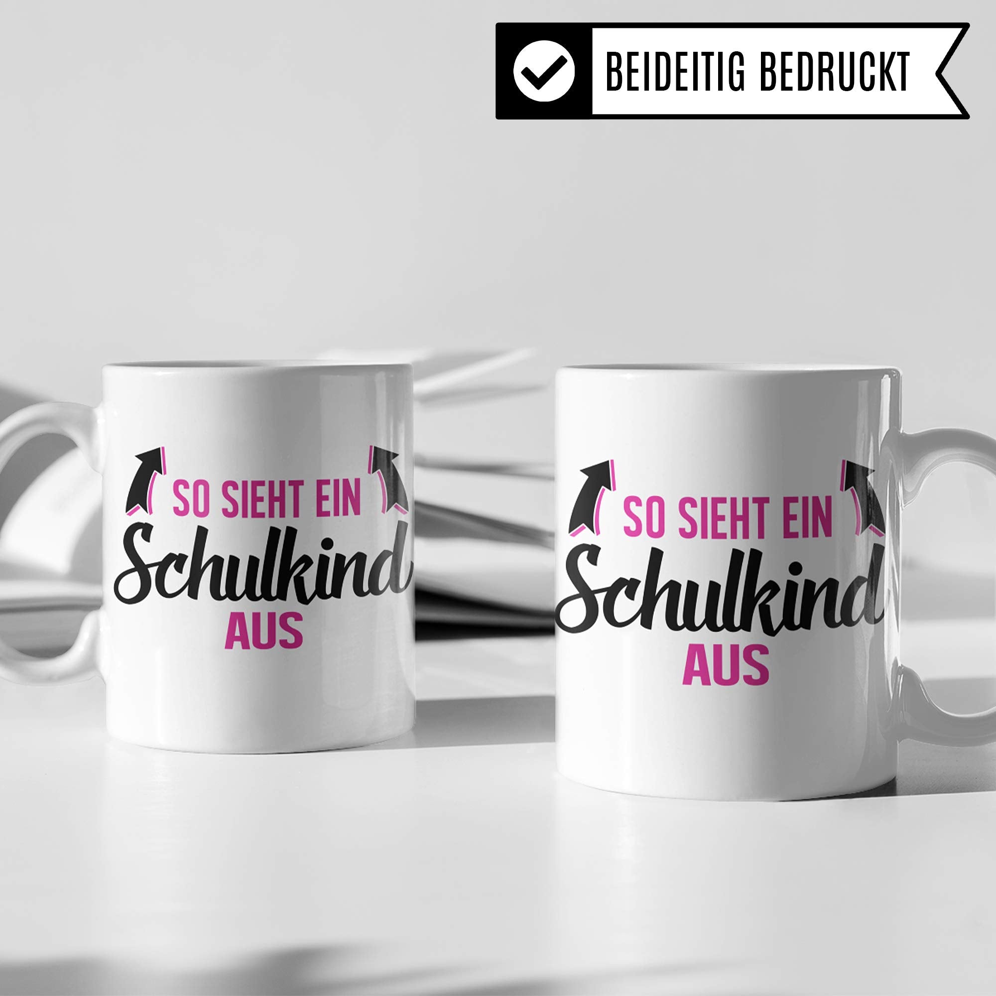 Pagma Druck Schulanfang Tasse, Geschenke Schulanfang Junge, Schulkind Becher Einschulung Geschenk, Kaffeetasse Schulbeginn Schulstart Geschenkidee für Erstklässler Schultüte Inhalt