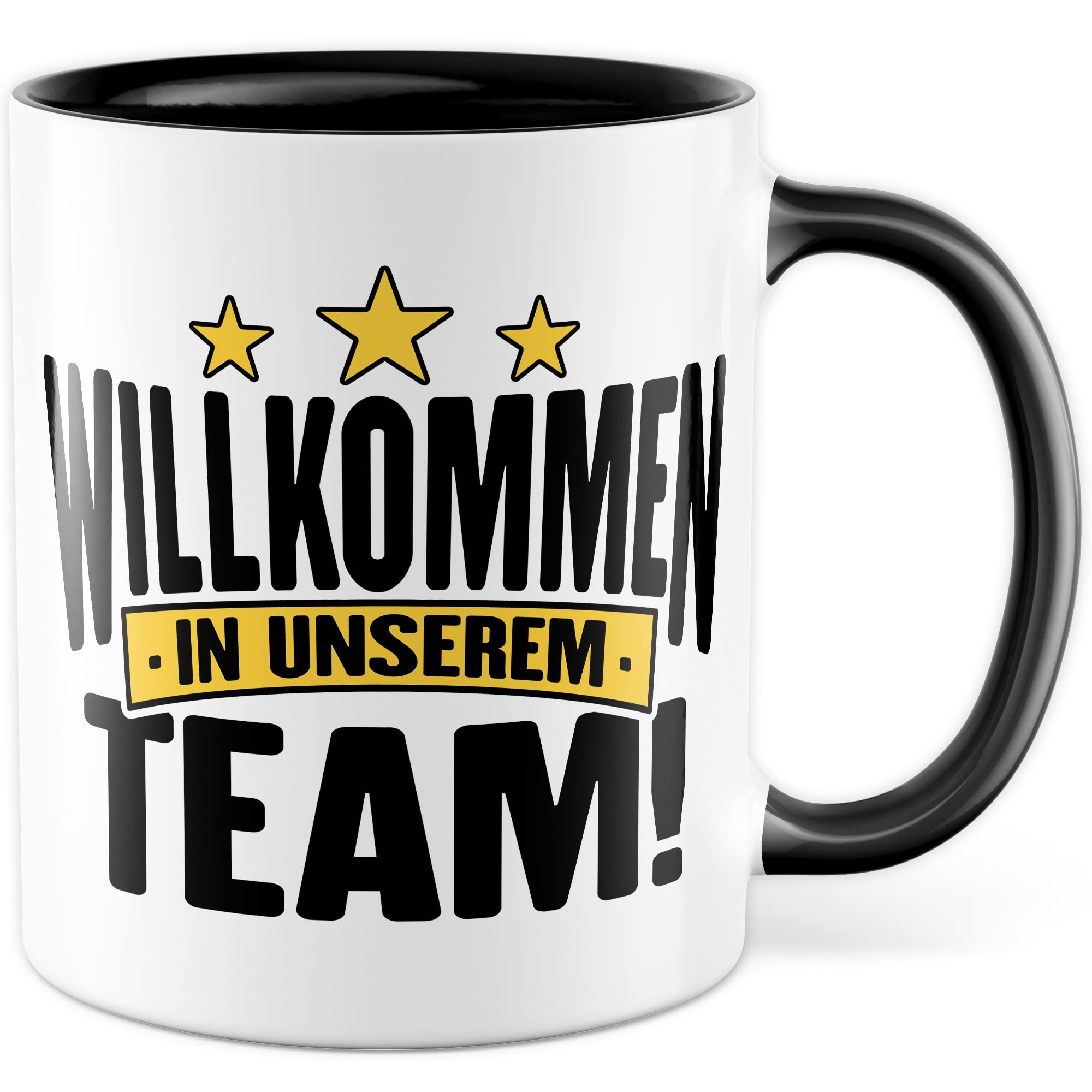 Willkommen Tasse Geschenk Kollegen Geschenkidee Willkommensgeschenk Kaffeetasse Büro neue Kollegen Geschenkidee Willkommen im Team Kaffee-Becher Zuwachs Mitarbeiter