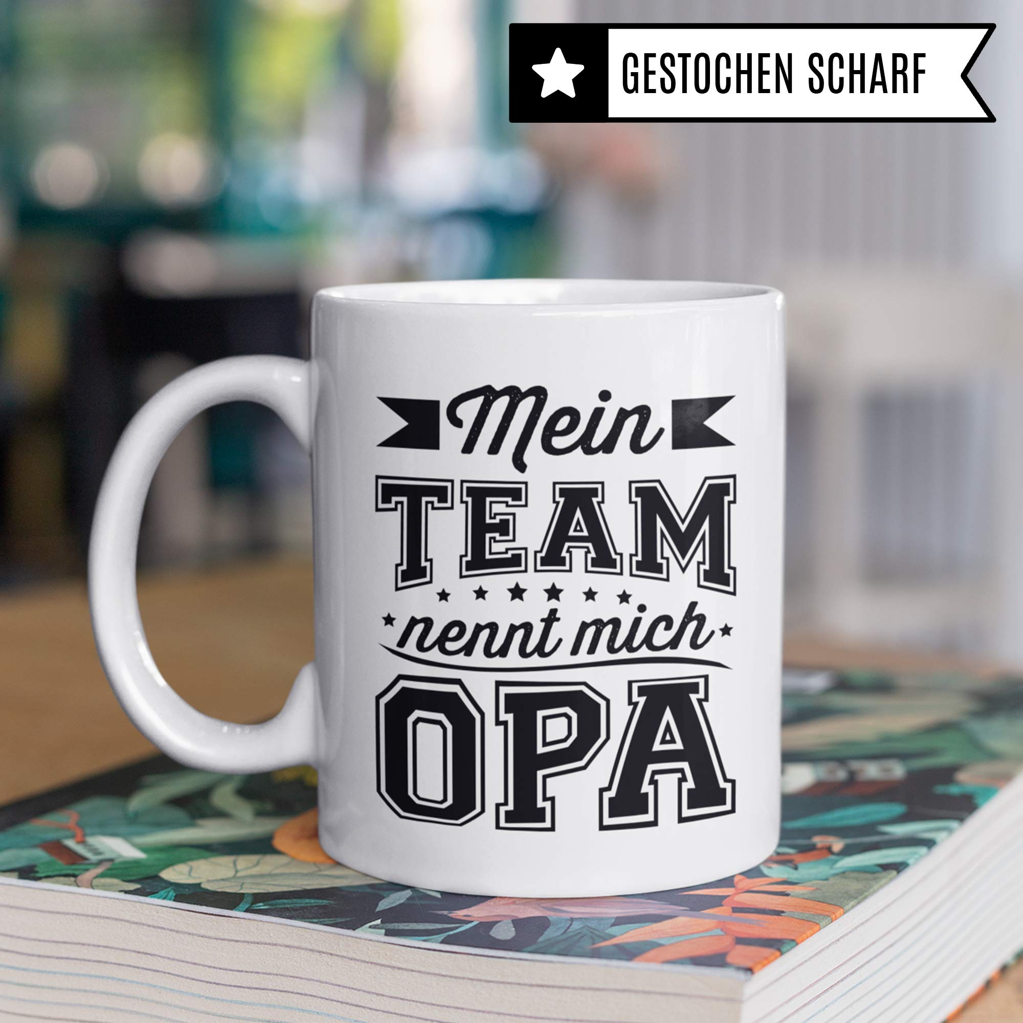 Pagma Druck Opa Tasse Geschenk, Großvater Spruch Becher Geschenkidee, Kaffeebecher für Grossväter Motiv