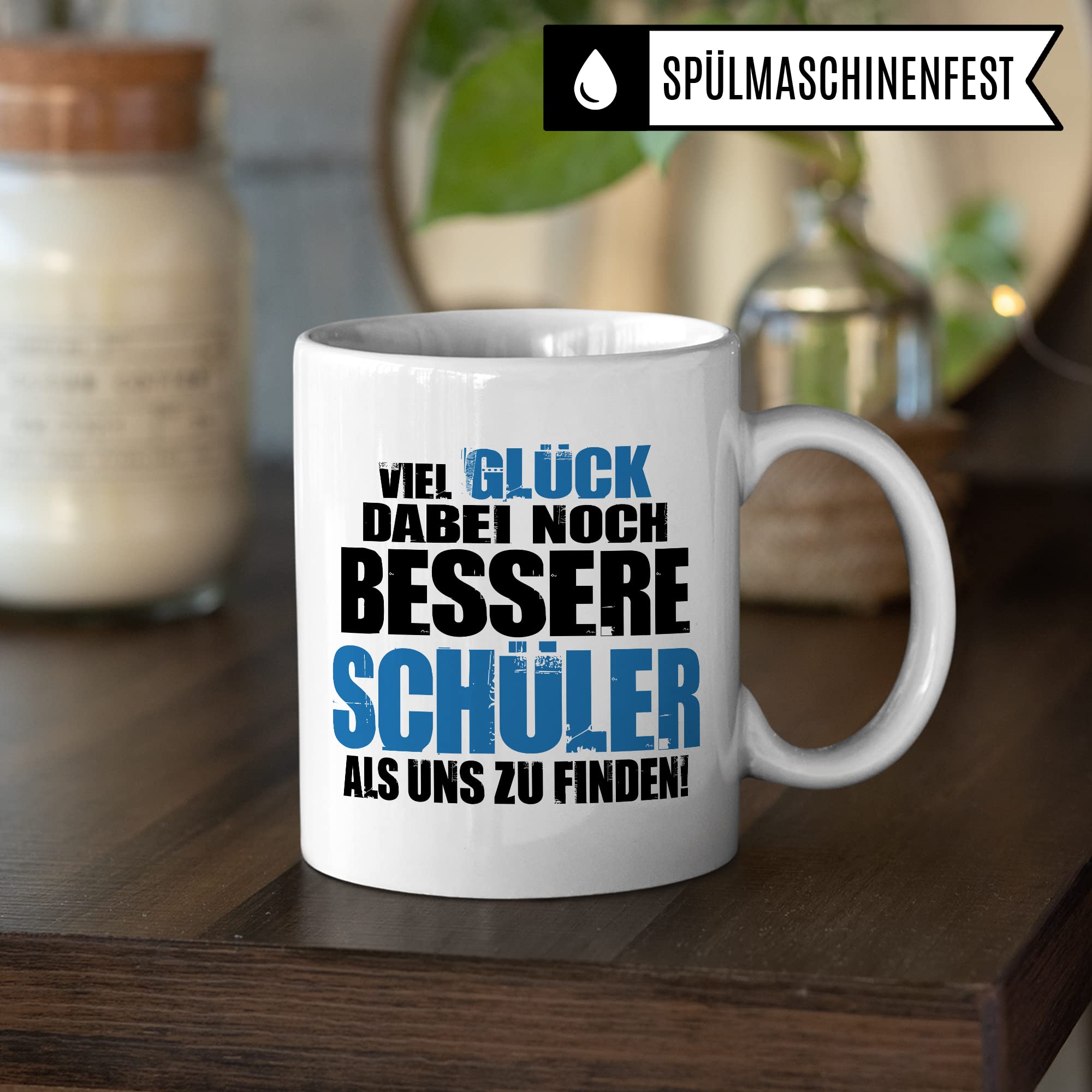 Lustige Lehrer Tasse mit Spruch Geschenk Lehrerin Kaffee-Tasse Kaffee-Becher Lehrer Geschenkidee Grundschule Tasse Abschied Lehrerin Abschiedsgeschenk Lehrer Gymnasium