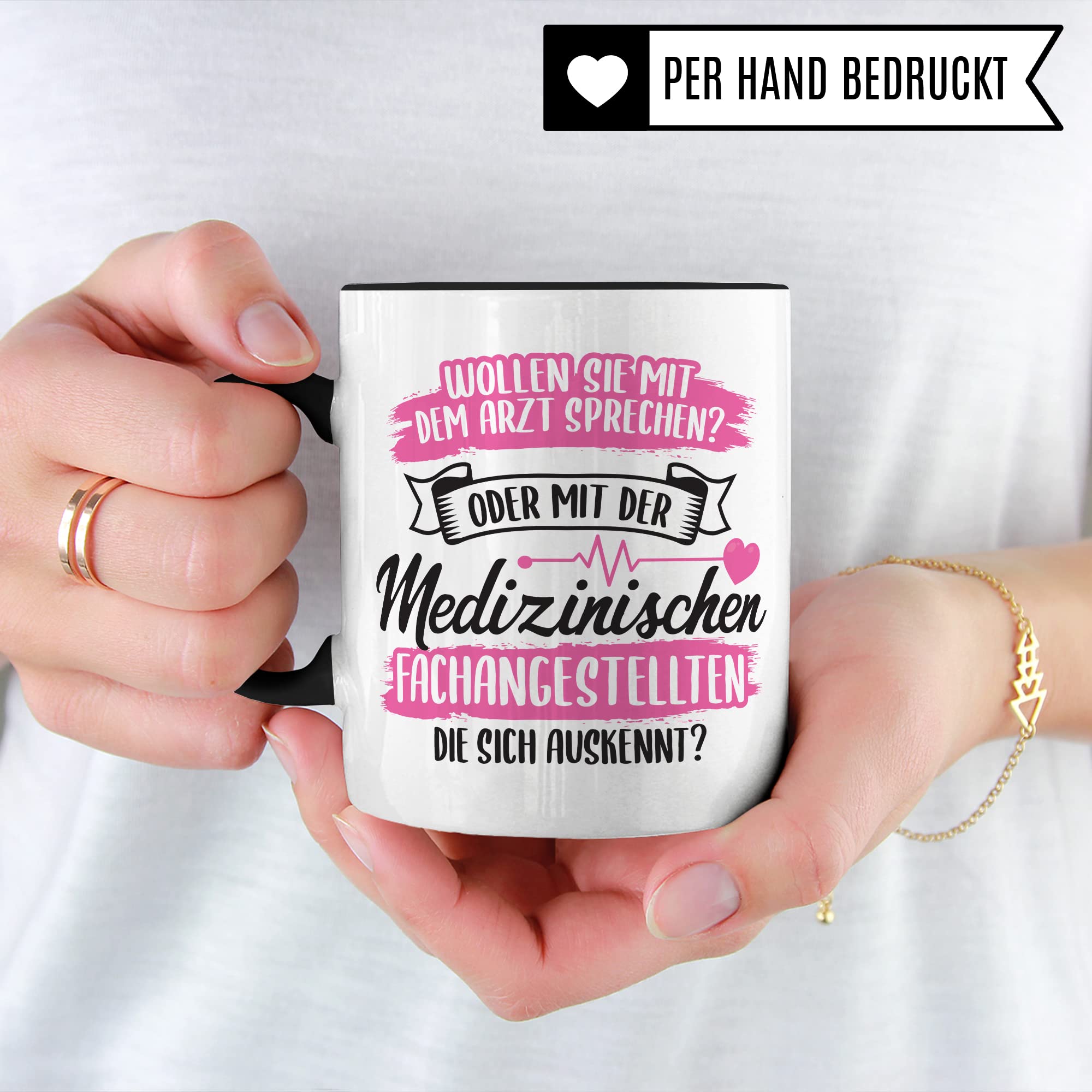 MFA Tasse - Geschenk für Medizinischen Fachangestellte die sich auskennt - Krankenschwester Arzthelferin Medizinische Fachangestellte Kaffee-Becher