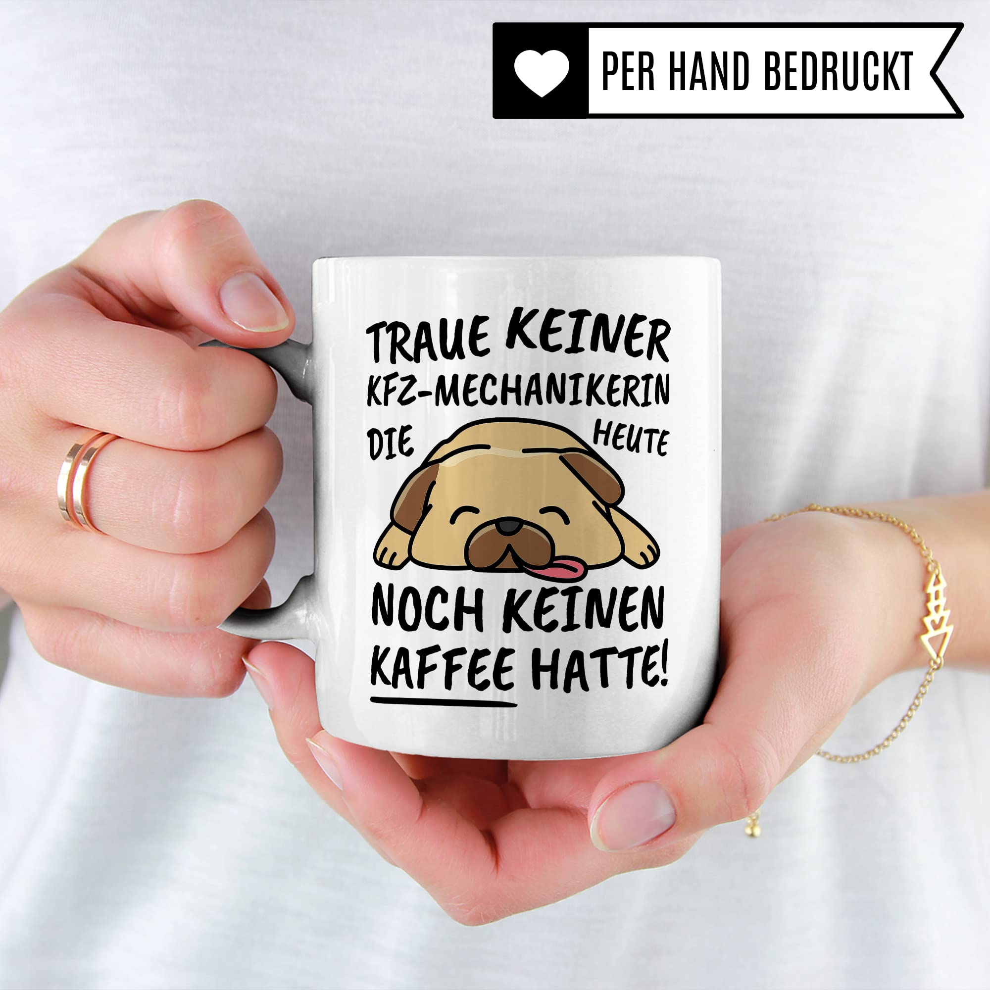 Tasse KFZ-Mechanikerin lustig KFZ-Mechanikerin Geschenk Beruf Spruch Kaffeebecher KFZ-Mechanikerinnen Geschenkidee Automechanikerin KFZ-Mechatronikerin Kaffee-Tasse Teetasse Becher