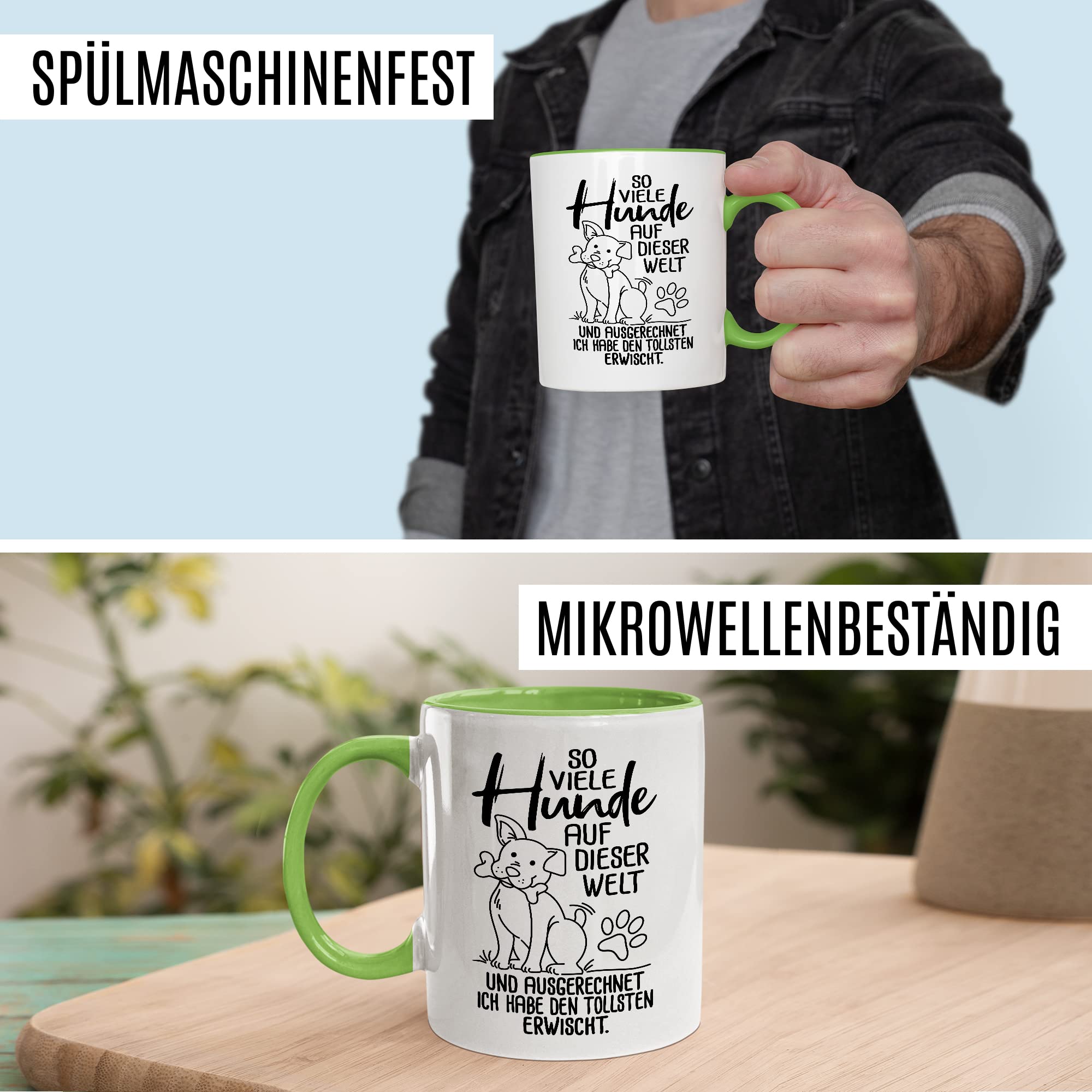 Tasse Hundebesitzer Geschenk, So viele Hunde auf dieser Welt Geschenkidee Hundehalter Kaffeetasse mit Spruch Kaffee-Becher Vierbeiner Tierfreund Hunde-Liebhaber Herrchen Frauchen