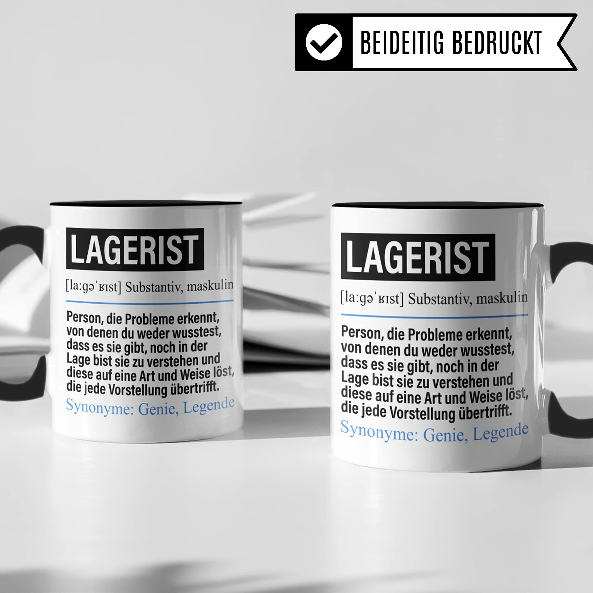 Lagerist Tasse lustig, Lageristen Geschenk Beruf, Spruch Fachlagerist Geschenkidee, Kaffeetasse Beruf Lagerarbeiter Kaffeebecher Teetasse Becher