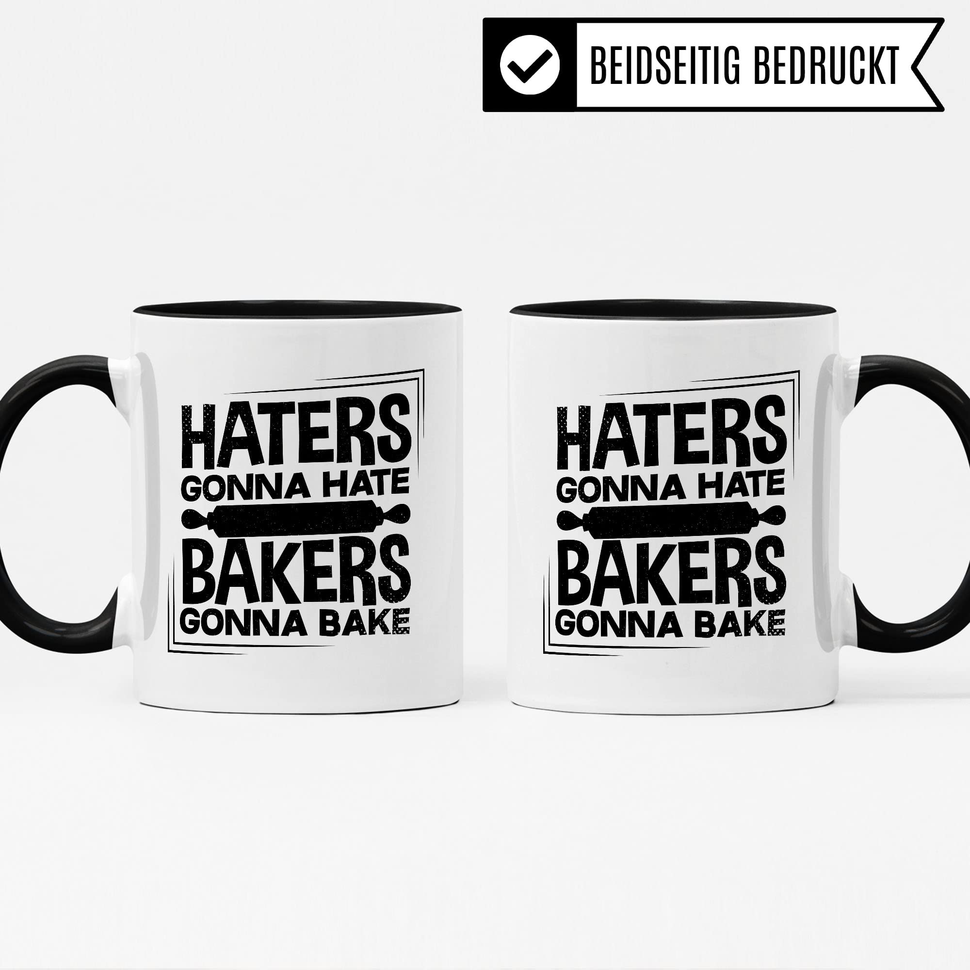 Bäcker Tasse Geschenkidee Backen Kaffeetasse Humor Witz Geschenk für Bäckerin Kaffeebecher Backstube Becher