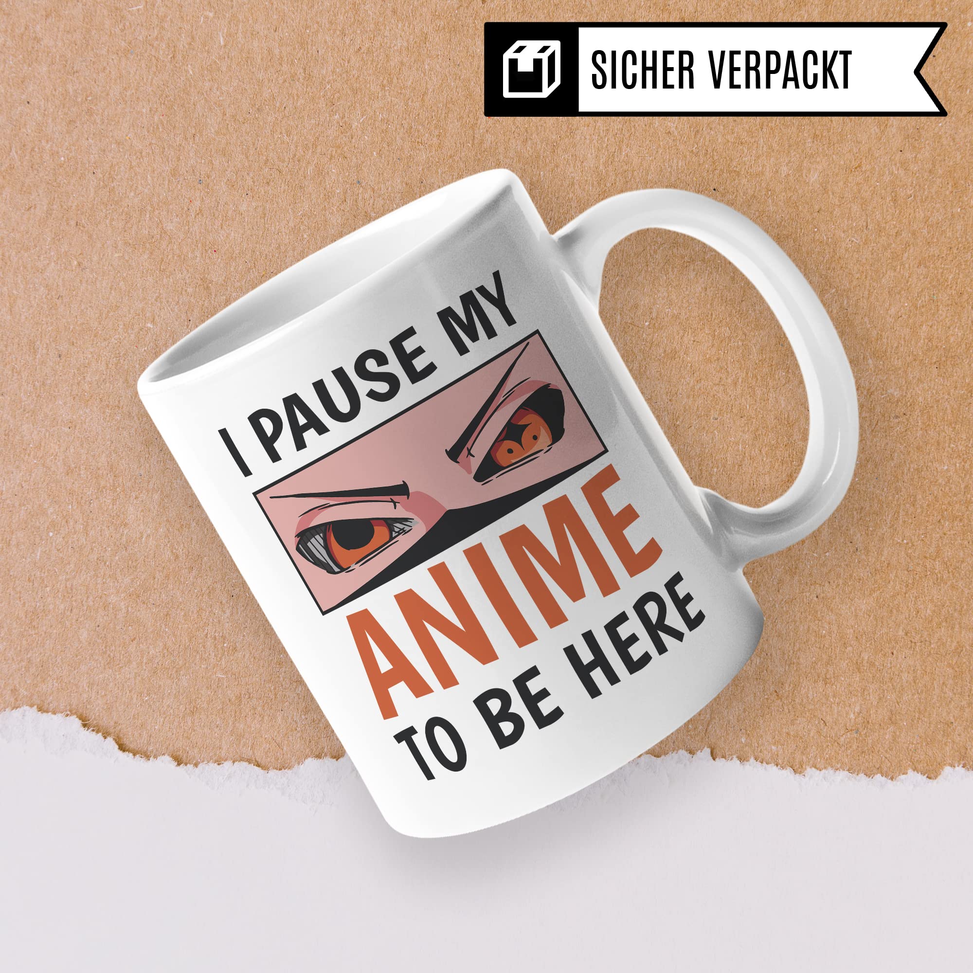 Anime Kaffeetasse, Japan Geschenk, Manga Kaffeebecher, Tasse Humor Witz Geschenkidee für Animefan, Manga Becher