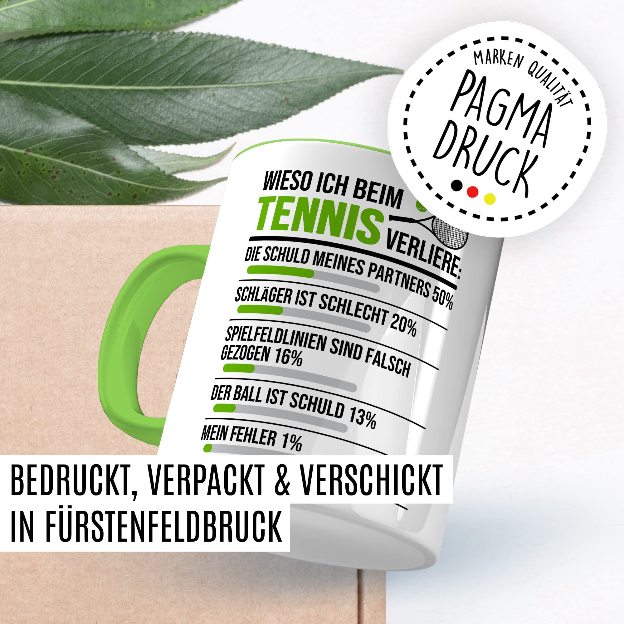 Tennis Tasse, Wieso Ich beim Tennis verliere Tennis-Spruch, Geschenk Tennisspieler Tennis-Spielerin, Tennisprofi Tennisliebhaber, Geschenkidee Kaffeetasse Kollegen Spielpartner