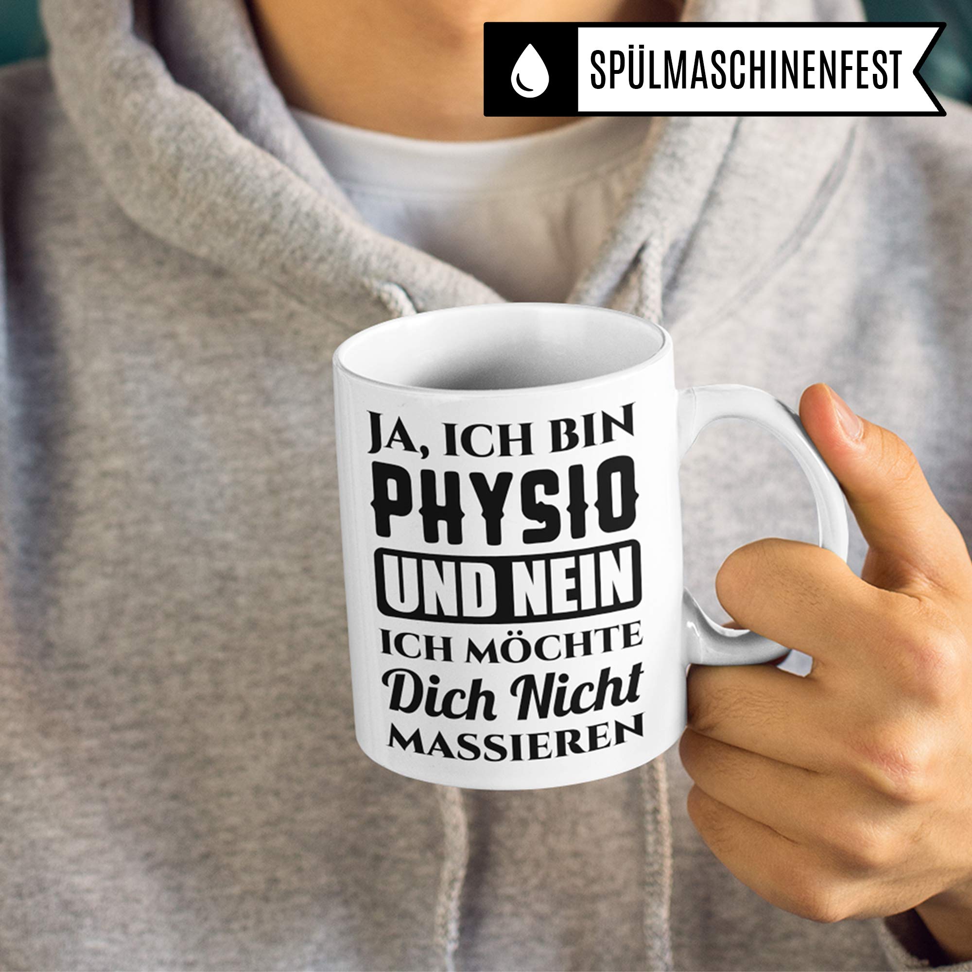 Pagma Druck Tasse Physiotherapeut - Physiotherapie Geschenk Kaffeetasse Spruch - Physio Physiotherapeutin Krankengymnastik Becher Geschenkidee