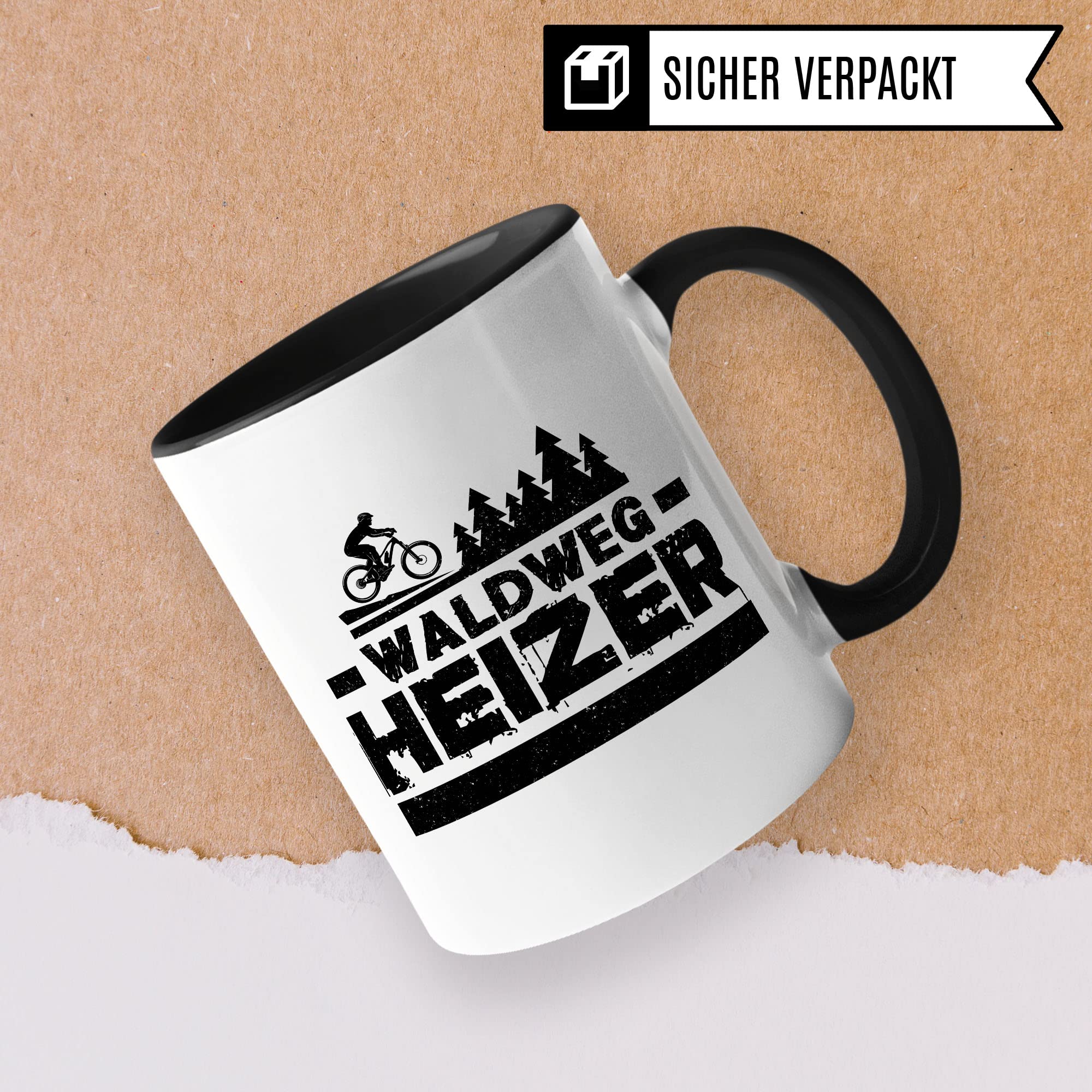 Mountainbike Tasse Geschenkidee Fahrrad Kaffeetasse Geschenk für Mountainbiker Mountainbikerin Kaffeebecher Mtb Becher