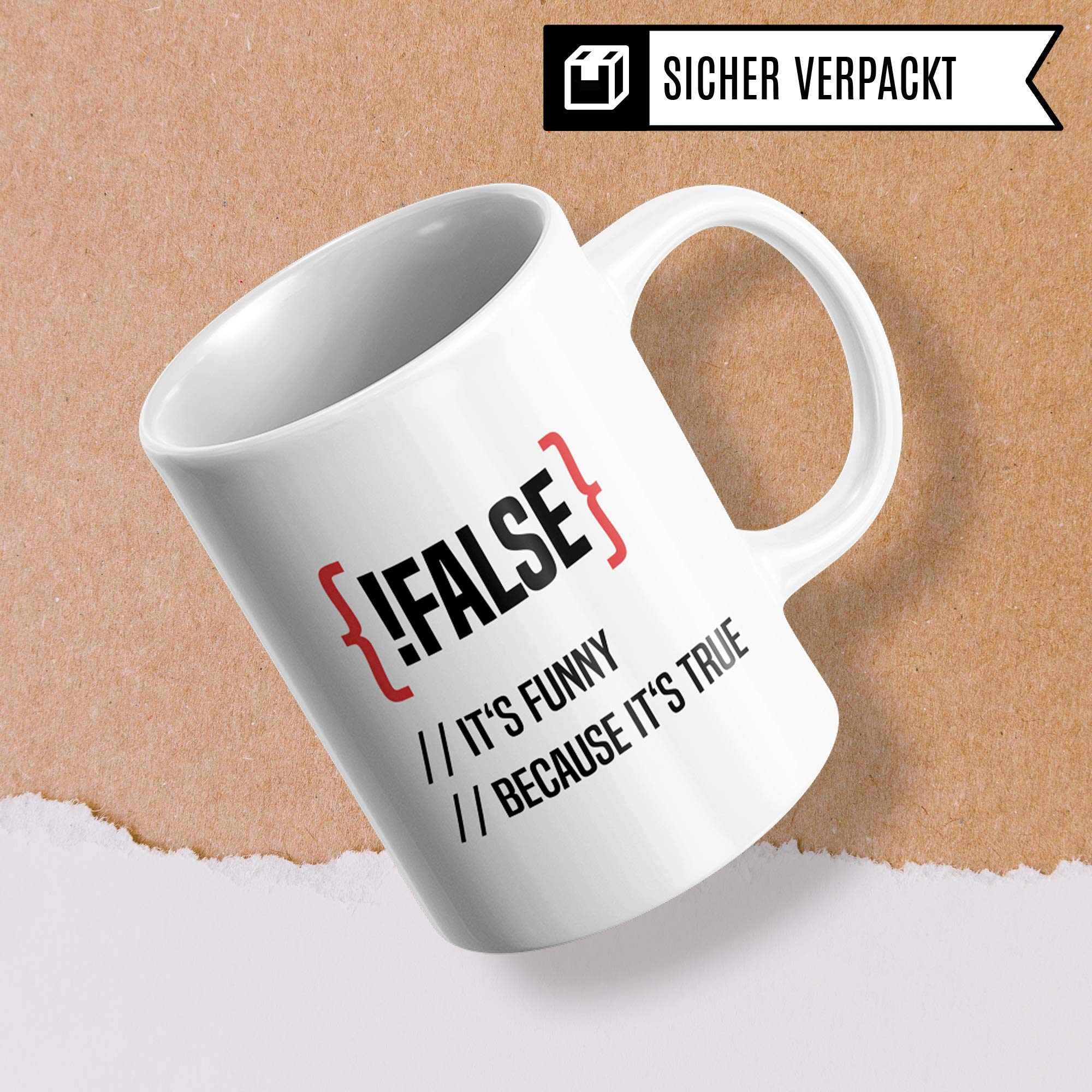 Pagma Druck Informatiker Tasse, IT Geschenk Programmierer lustig, Becher Debugging Spruch Programmieren Informatik Geschenkidee, Entwickler Admin Coder Developer Programmer Kaffeetasse