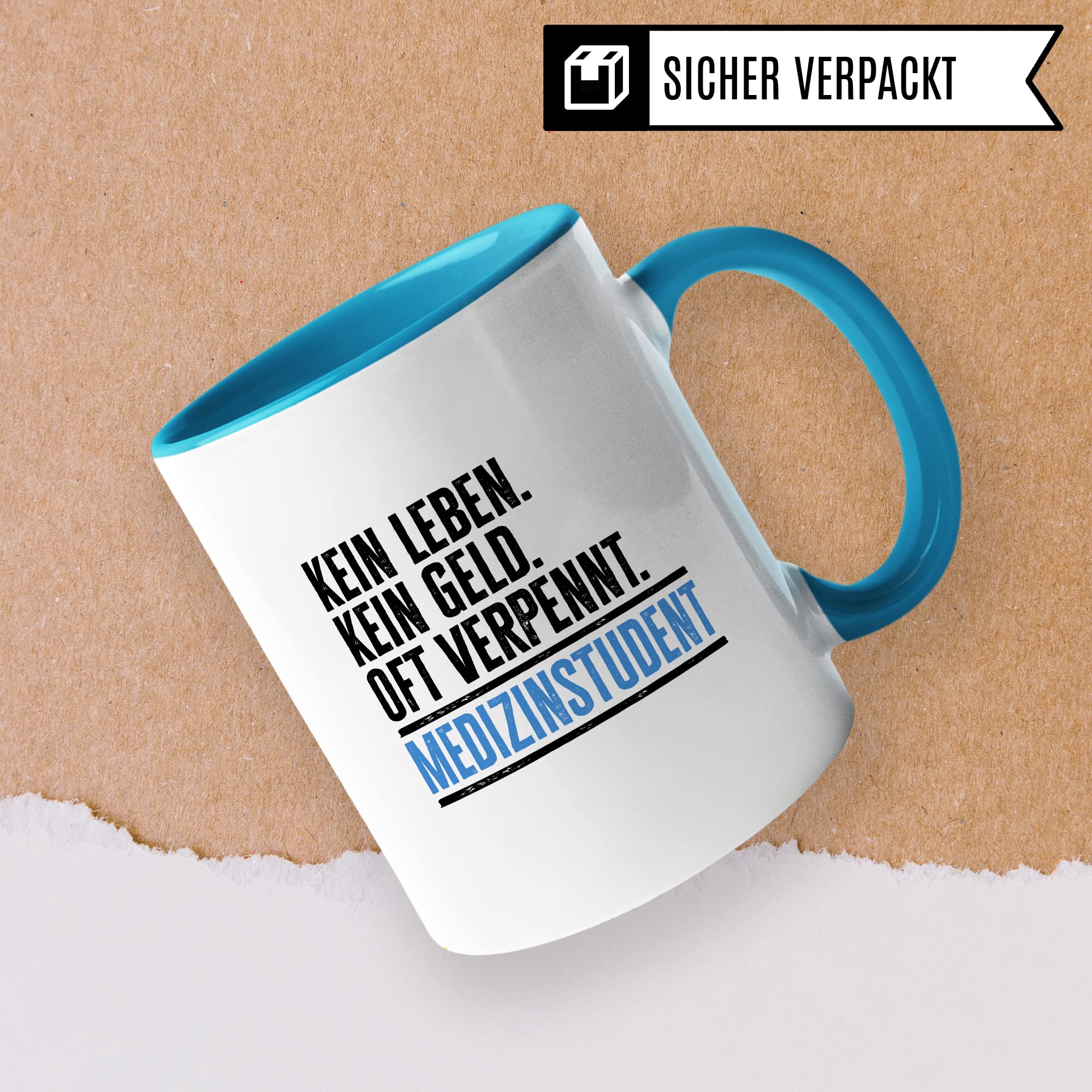 Studenten Tasse lustig Student Kaffeetasse Witz Studentin Kaffee-Becher Studium Humor Studieren Geschenk Studienbeginn Geschenkidee Erstsemester Kein Geld Oft verpennt