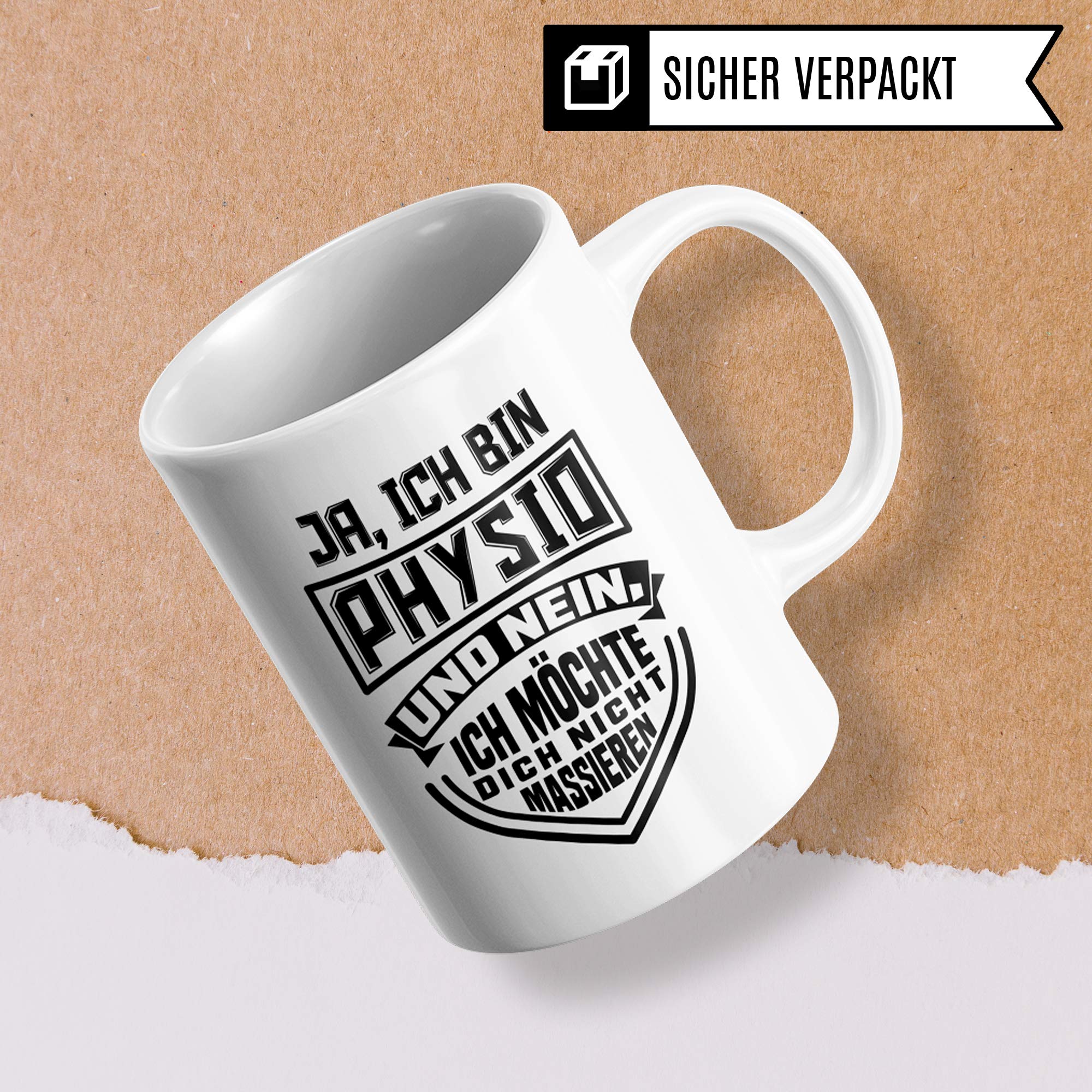 Pagma Druck Physiotherapie Tasse, Physiotherapeuten Geschenke Kaffeetasse Spruch, Physio Physiotherapeutin, Krankengymnastik Physiotherapeuten Geschenkidee Becher