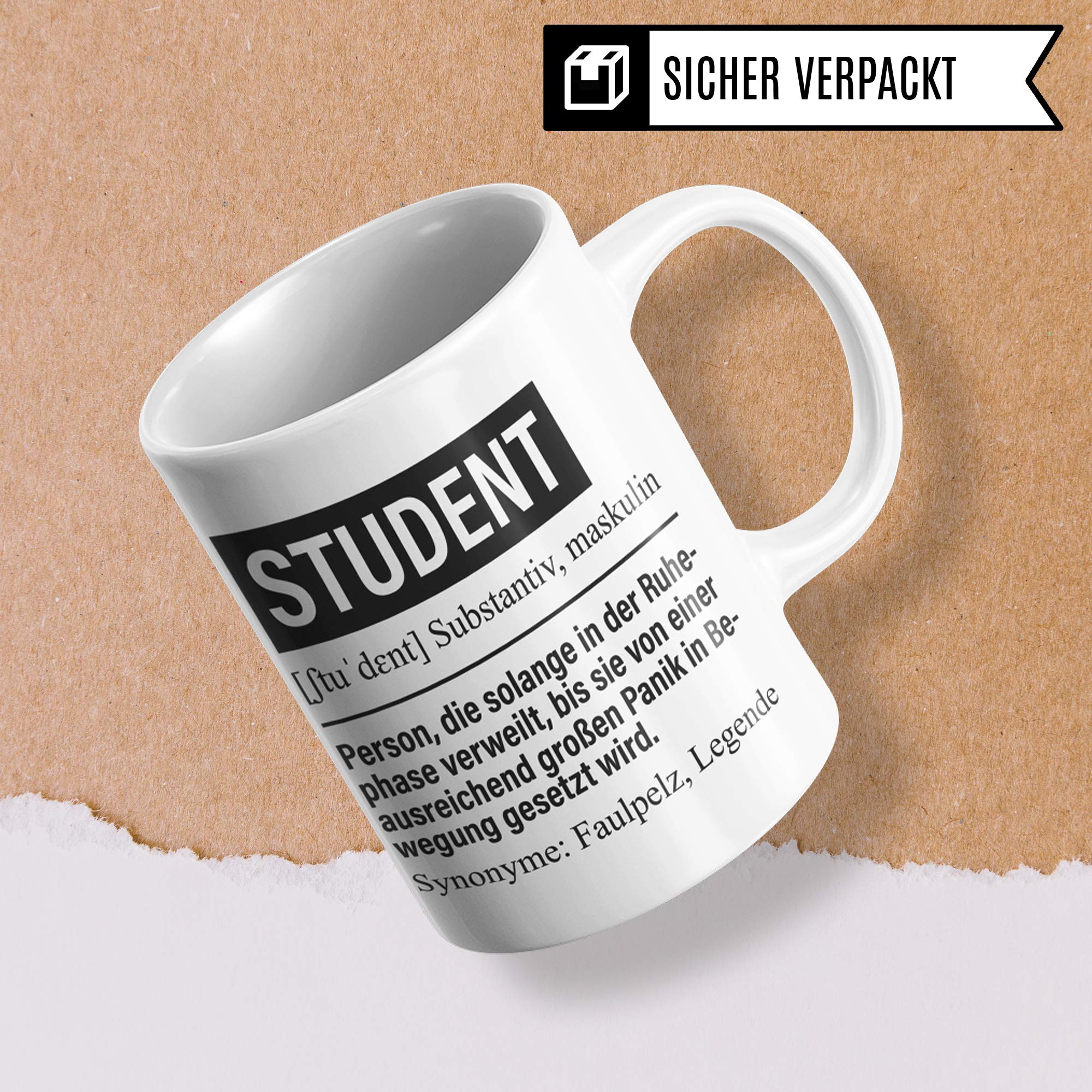 Pagma Druck Studium Geschenk, Tasse Student, Anfang Studieren Uni Becher Geschenkidee, Ersti Kaffeetasse für Studenten & Studentin Universität Studienbeginn Beginn Kaffeebecher