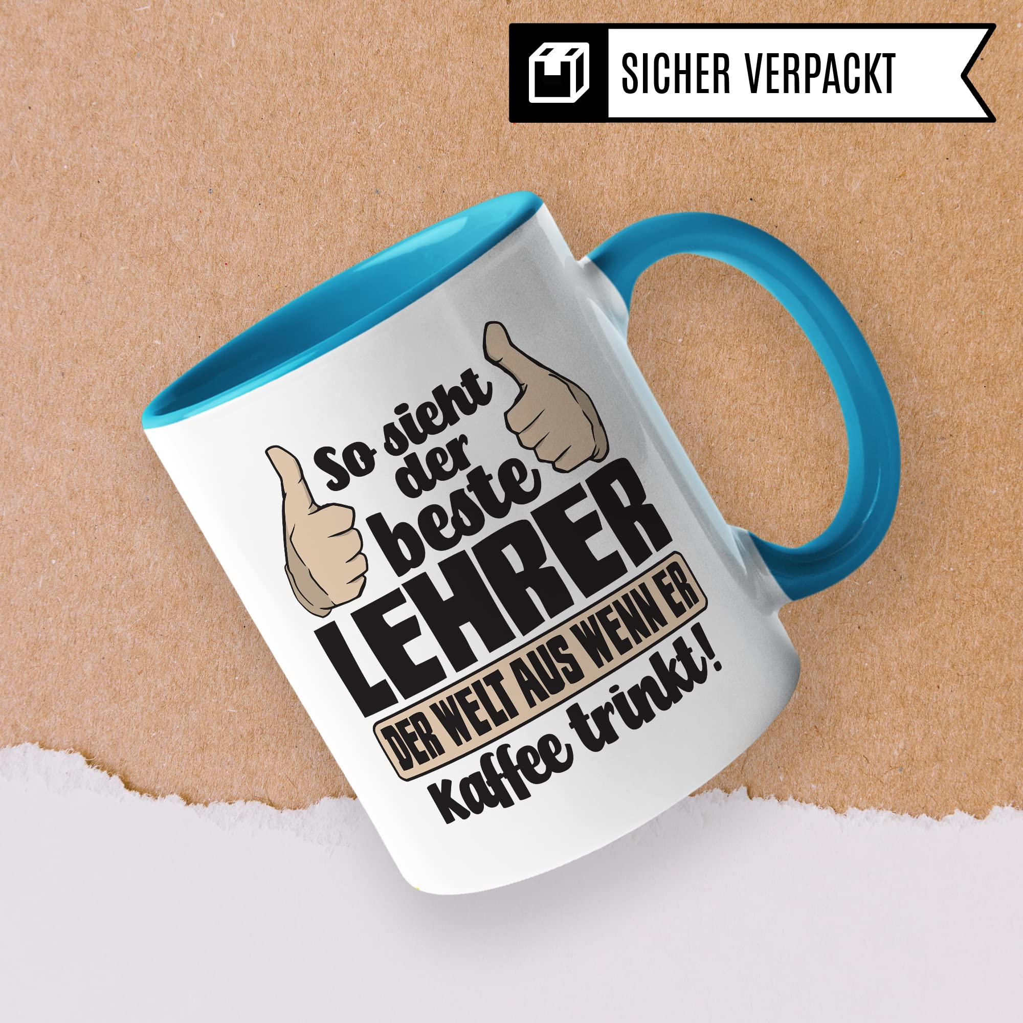Lehrer Tasse mit Spruch lustig Kaffee-Tasse Lehrer Geschenkidee Lehrer Geschenk Grundschule Tasse Abschied Lehrer Abschiedsgeschenk Gymnasium Kaffee-Becher