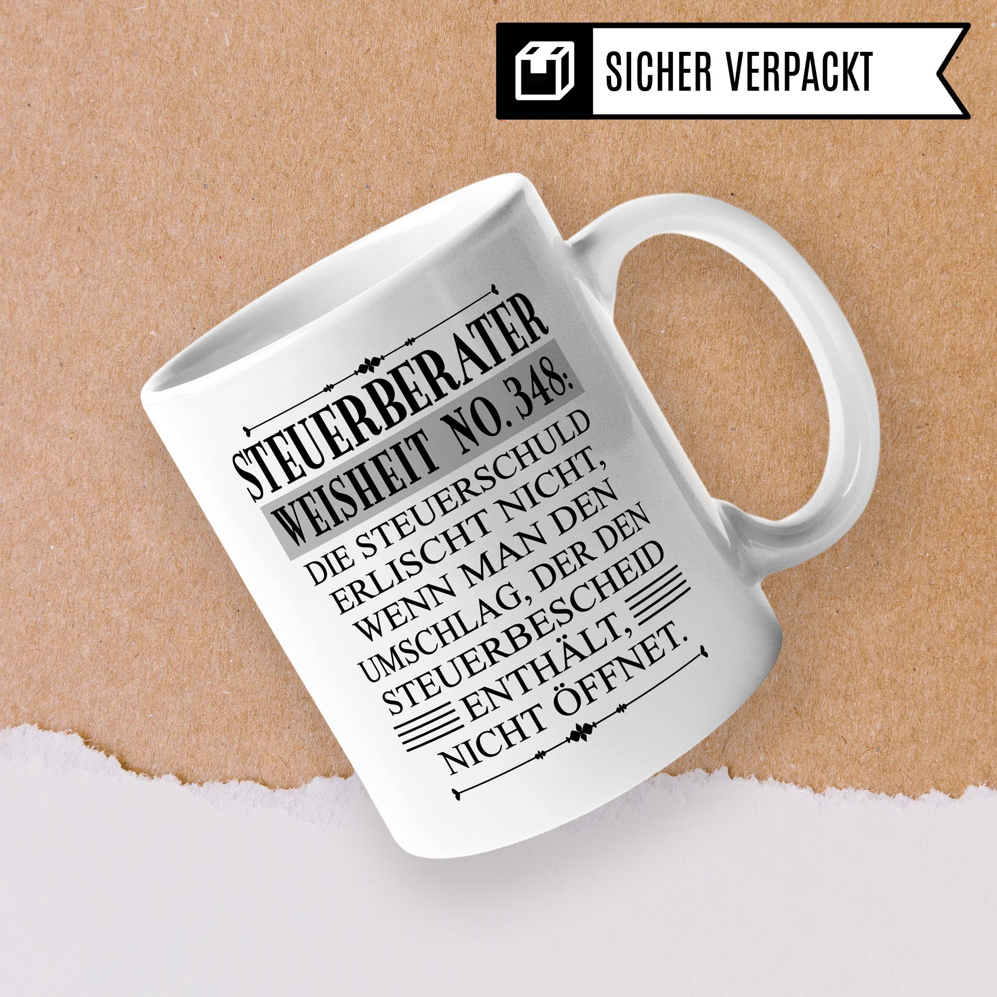 Tasse Steuerberater Steuerberatung Steuerberater Geschenk Beruf Spruch Steuerbüros Steuerberaterin Kaffee-Becher Steuerberatung Geschenkidee Beruf Kaffeetasse Teetasse