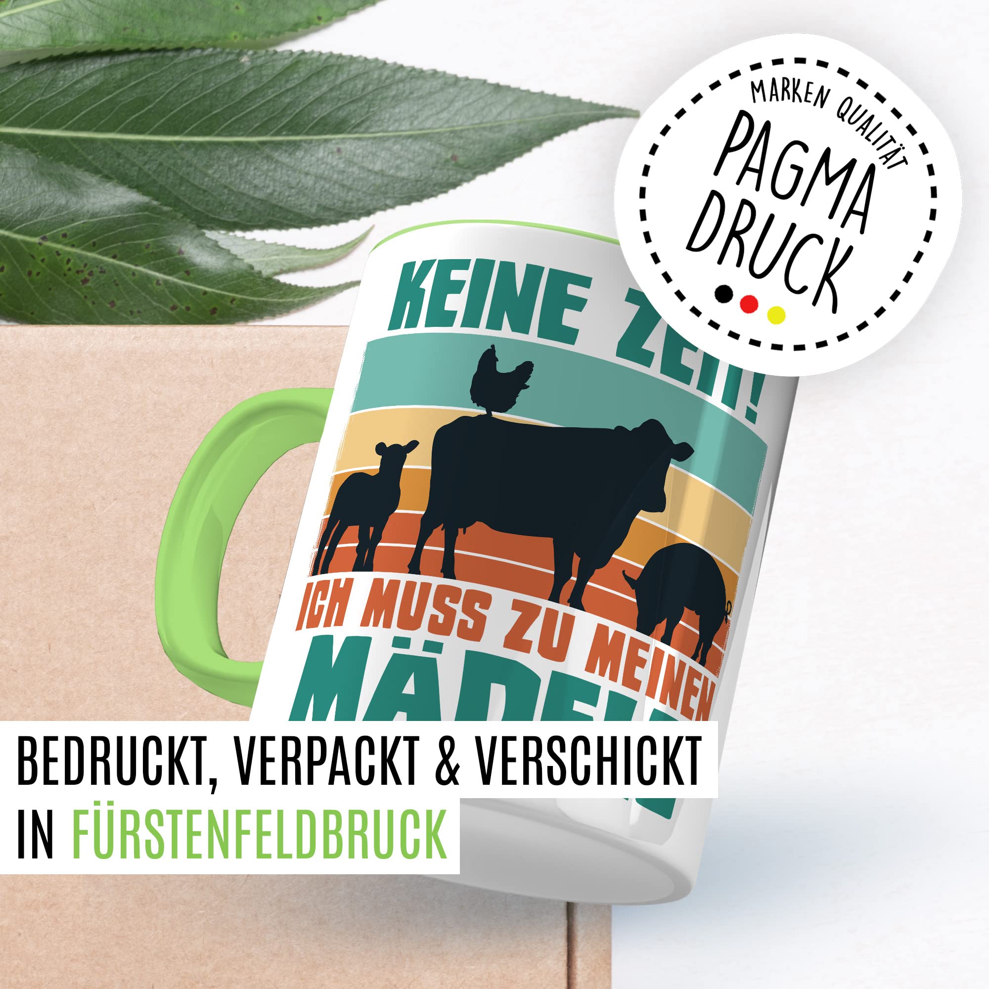 Kühe Tasse mit Spruch lustig Kuh Kaffeetasse Mädels Bäuerin Kaffee-Becher Rinder Kuhstall Tasse Witz Tasse Humor Bauernfrau Bauernhof Tierhalter Tiere Landwirtschaft Landwirtin