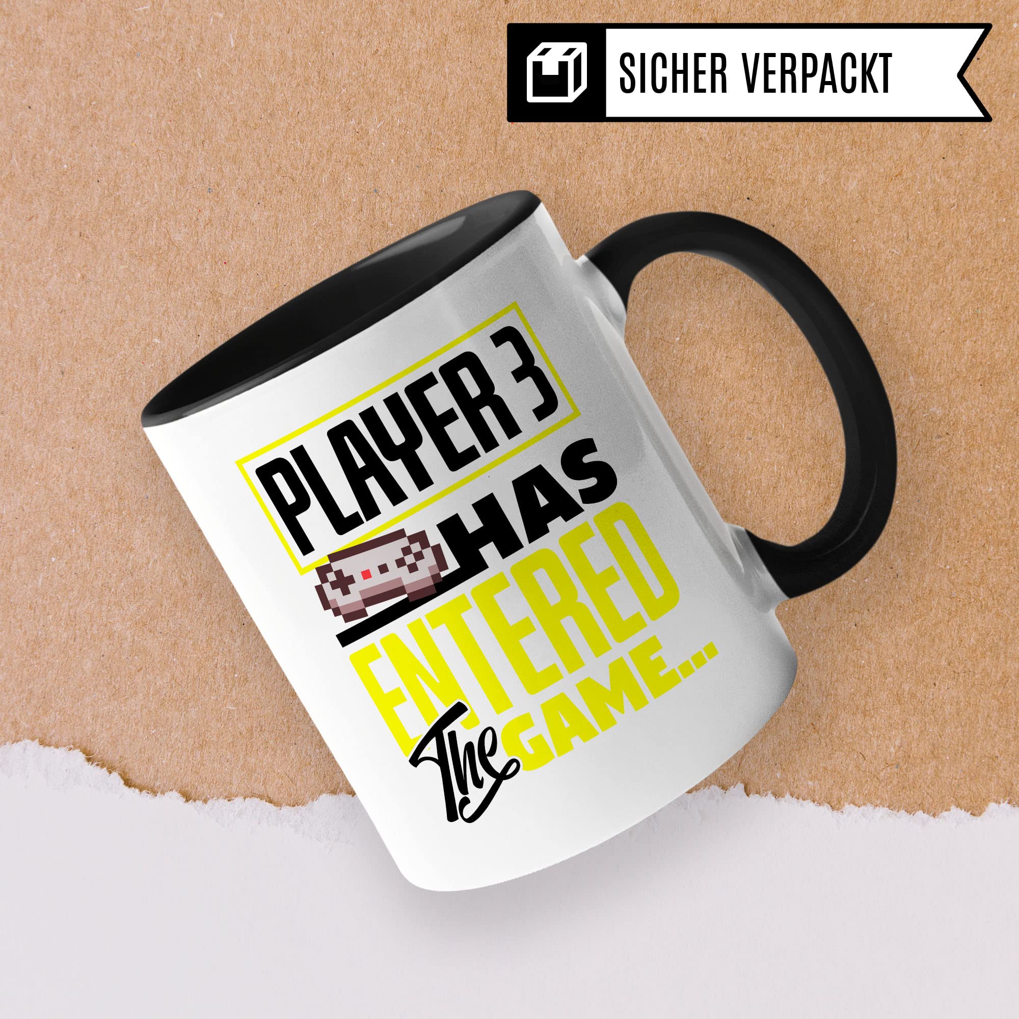 Nachwuchs Tasse Geschenkidee Baby Kaffeetasse Humor Witz Geschenk für Mama Papa Kaffeebecher Schwanger Becher