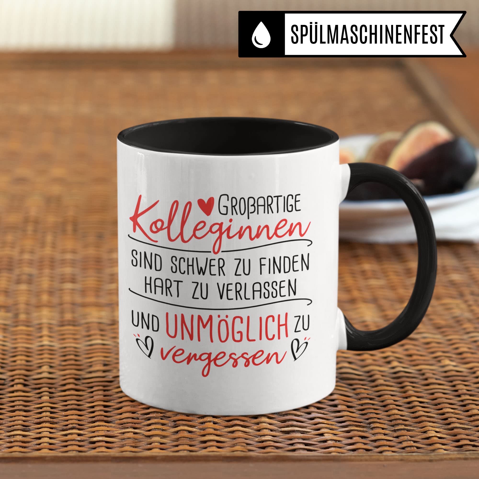 Tasse Kollegin Abschiedsgeschenk - Neuer Job Geschenk Frau Kaffeetasse - Geschenkidee Abschied Jobwechsel Rente Renteneintritt Verabschiedung Kolleginnen Kollege Kaffee-Becher