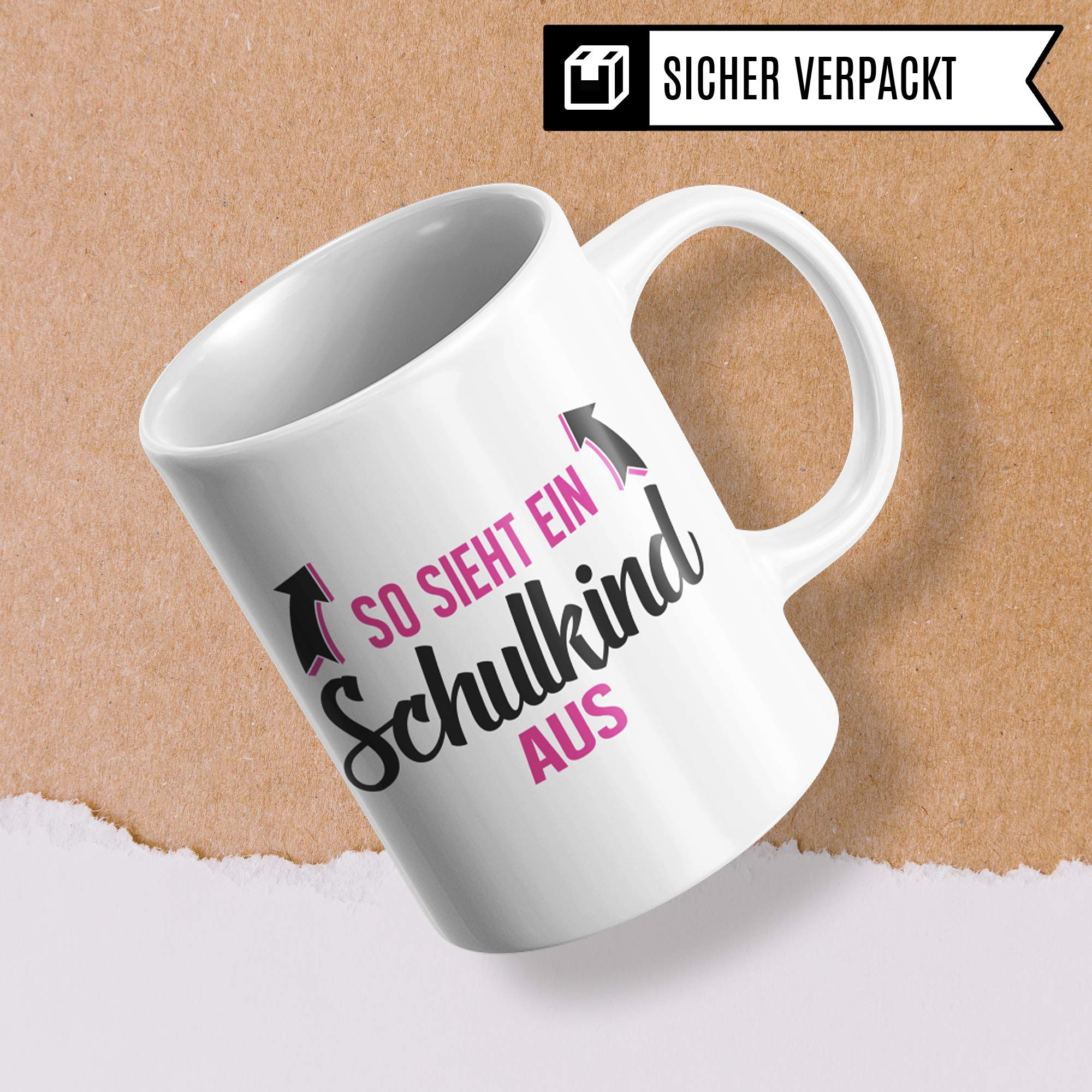 Pagma Druck Schulanfang Tasse, Geschenke Schulanfang Junge, Schulkind Becher Einschulung Geschenk, Kaffeetasse Schulbeginn Schulstart Geschenkidee für Erstklässler Schultüte Inhalt