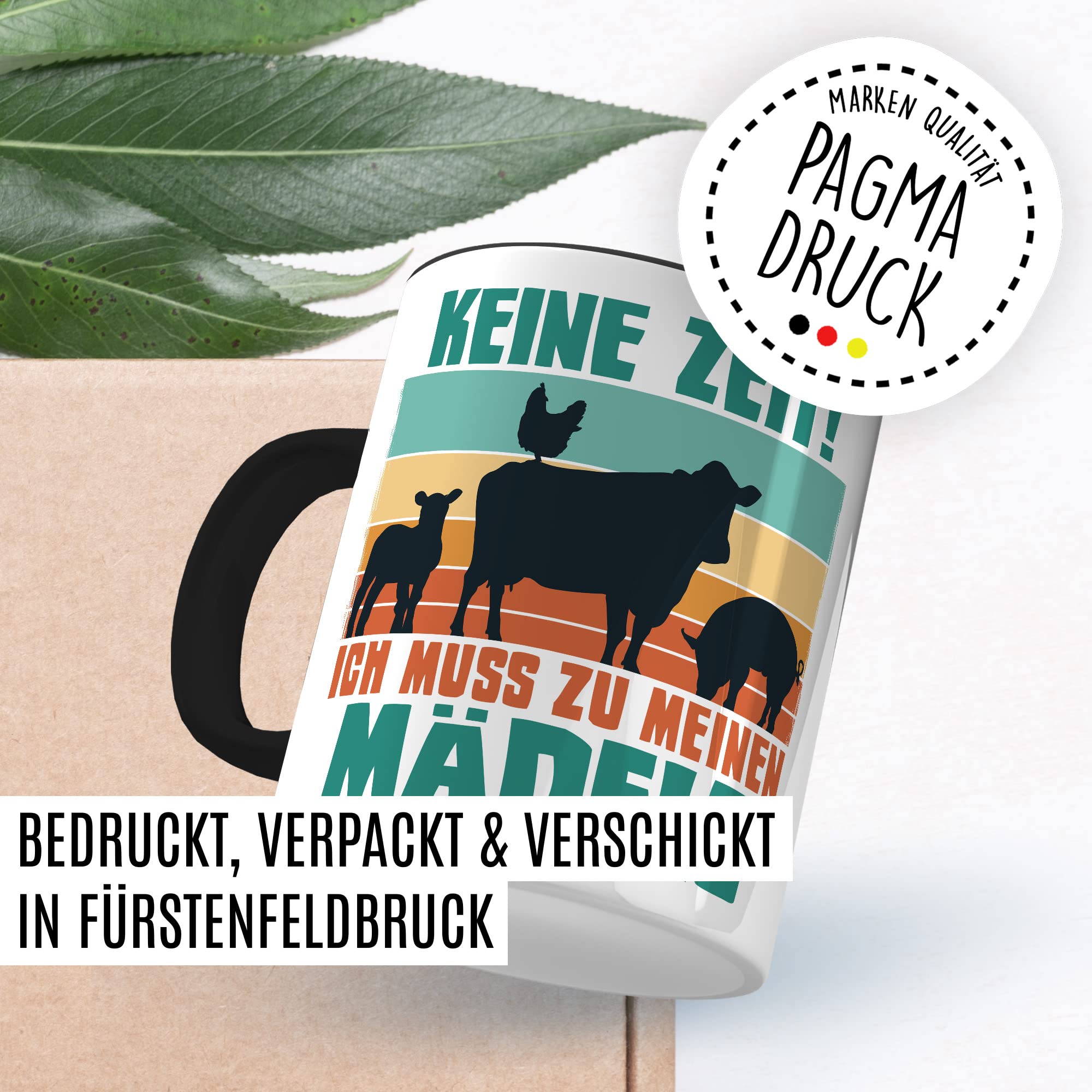 Kühe Tasse mit Spruch lustig Kuh Kaffeetasse Mädels Bäuerin Kaffee-Becher Rinder Kuhstall Tasse Witz Tasse Humor Bauernfrau Bauernhof Tierhalter Tiere Landwirtschaft Landwirtin