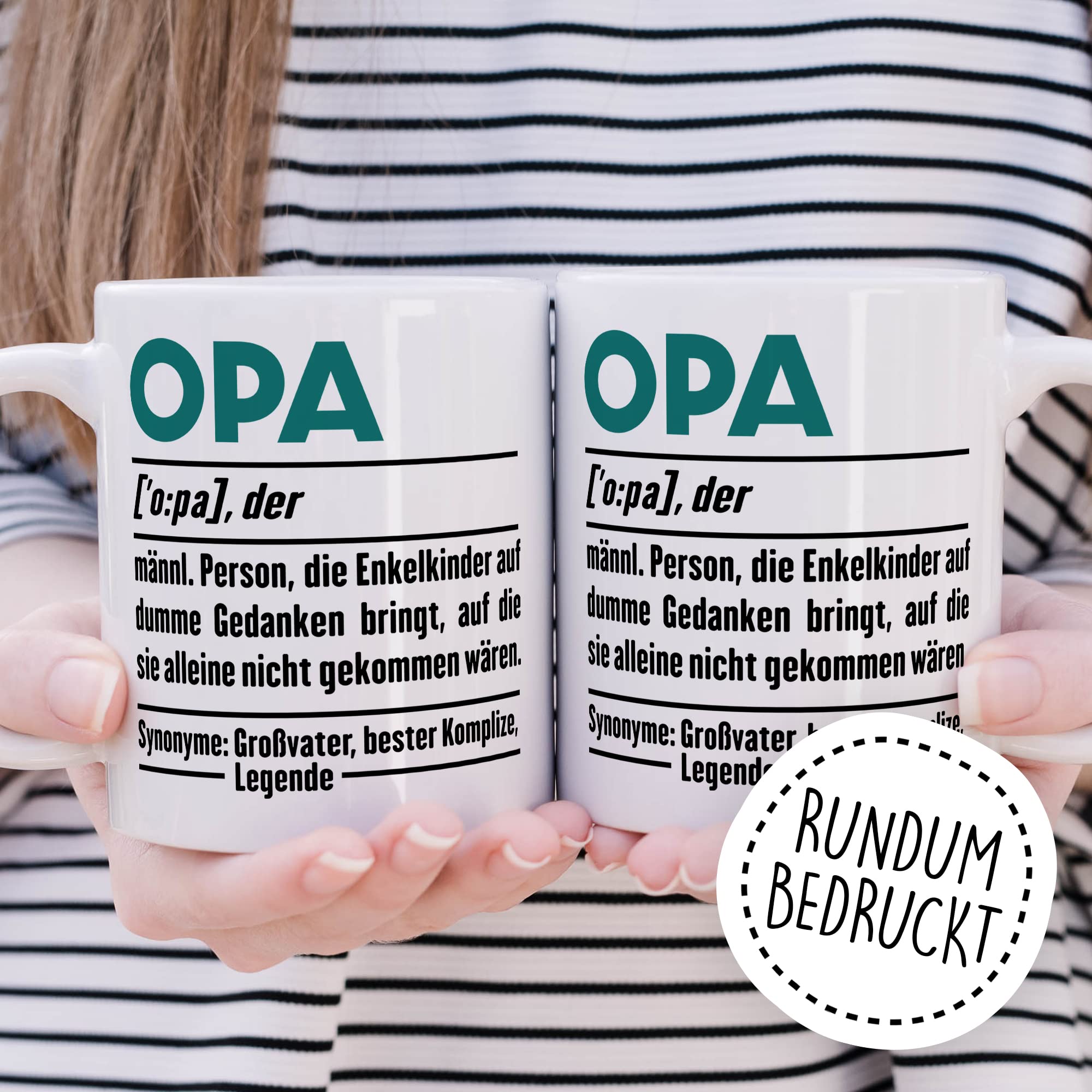 Tasse Opa Enkel Spruch Opas Geschenk Großvater schöne Geschenkidee Kaffee-Becher