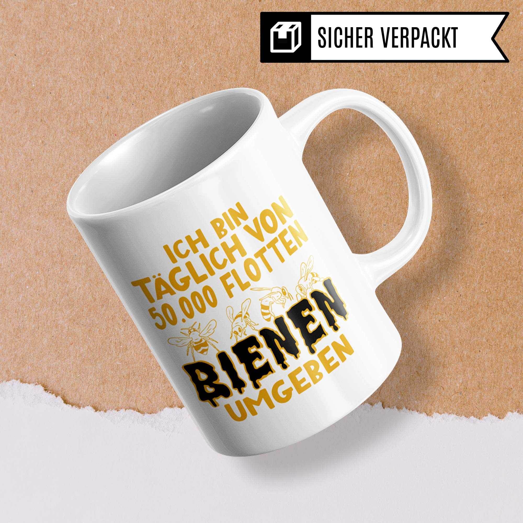 Pagma Druck Tasse Imker, Bienen Geschenk Becher, Imkerei Spruch Honigbiene Kaffeebecher Geschenkidee, Honig Bienenzucht Bienenzüchter Imkern Biene Kaffeetasse lustig