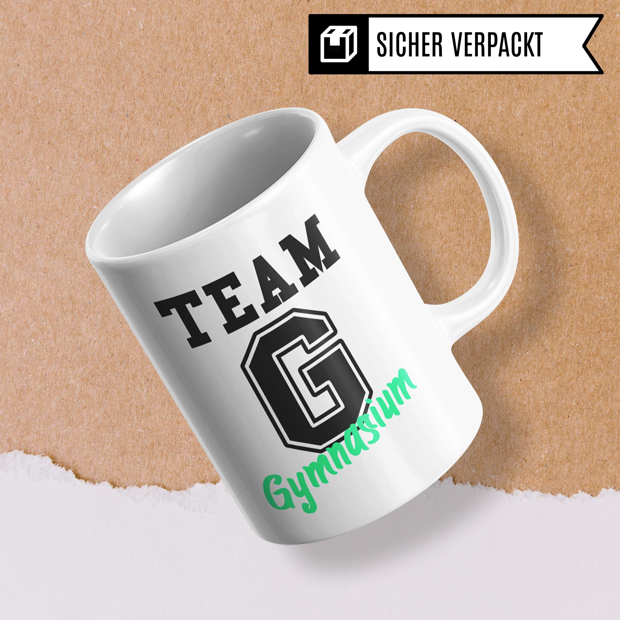 Pagma Druck Tasse Gymnasium 5. Klasse, Übertritt Grundschule Gymnasium Geschenk, Becher Geschenkidee Übergang Gymnasiast, Kakaobecher Schule Schüler