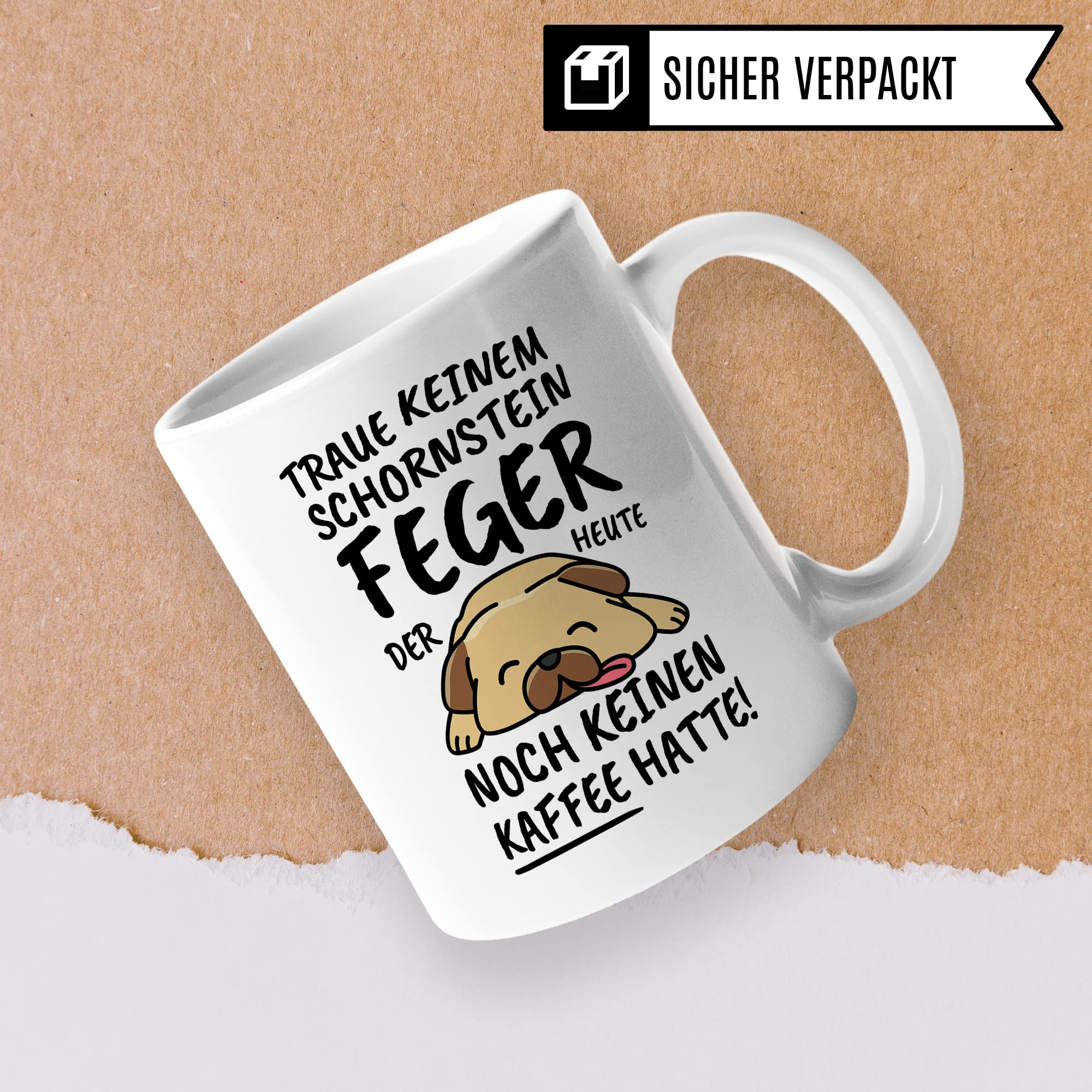 Tasse Schornsteinfegerin lustig Schornsteinfegerin Geschenk Beruf Spruch Kaffeebecher Schornsteinfegerinnen Geschenkidee Kaminkehrerin Schornsteinfegen Kaffee-Tasse Teetasse Becher