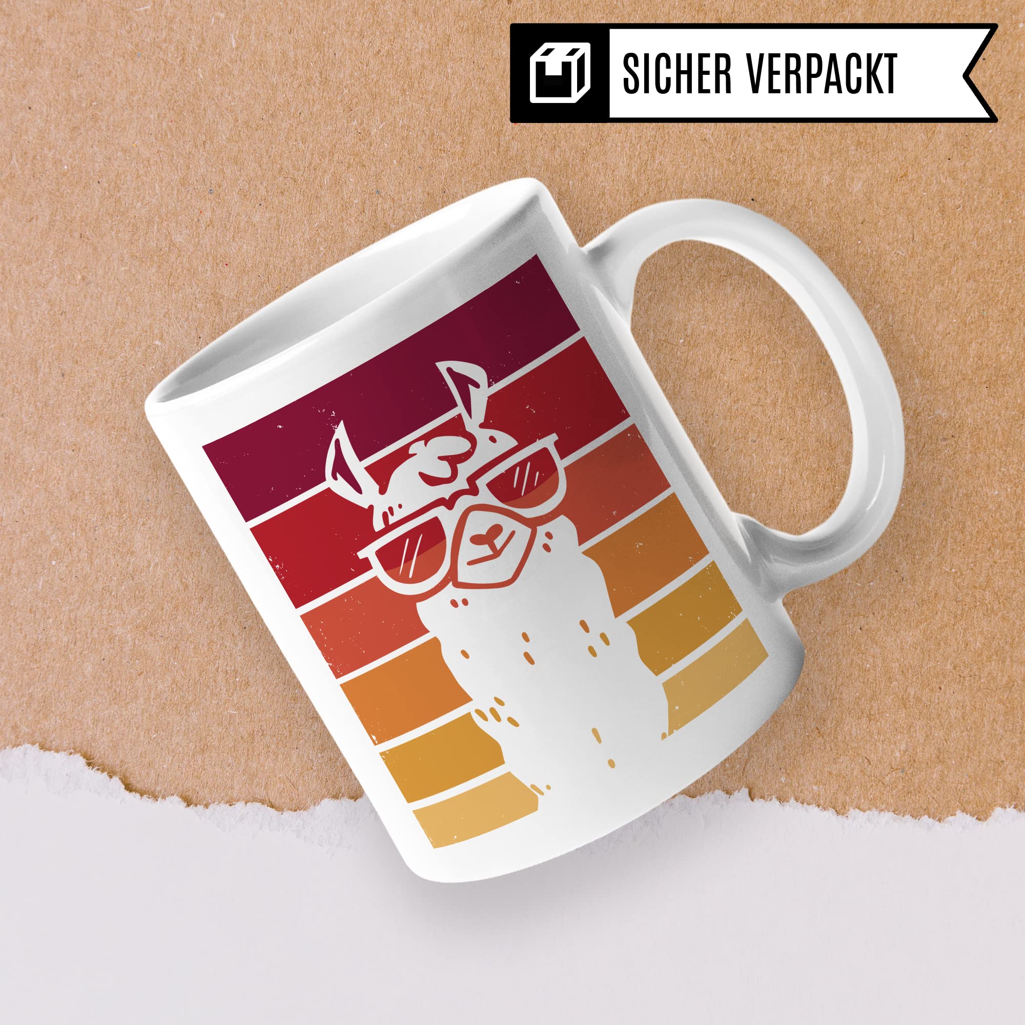 Tasse Alpaka-Motiv, Geschenk Alpakaliebhaber, süße Alpaka-Tasse Motiv, Geschenkidee Kollegen Kollegin Freund Freundin lustige Büro-Tasse Büro Homeoffice