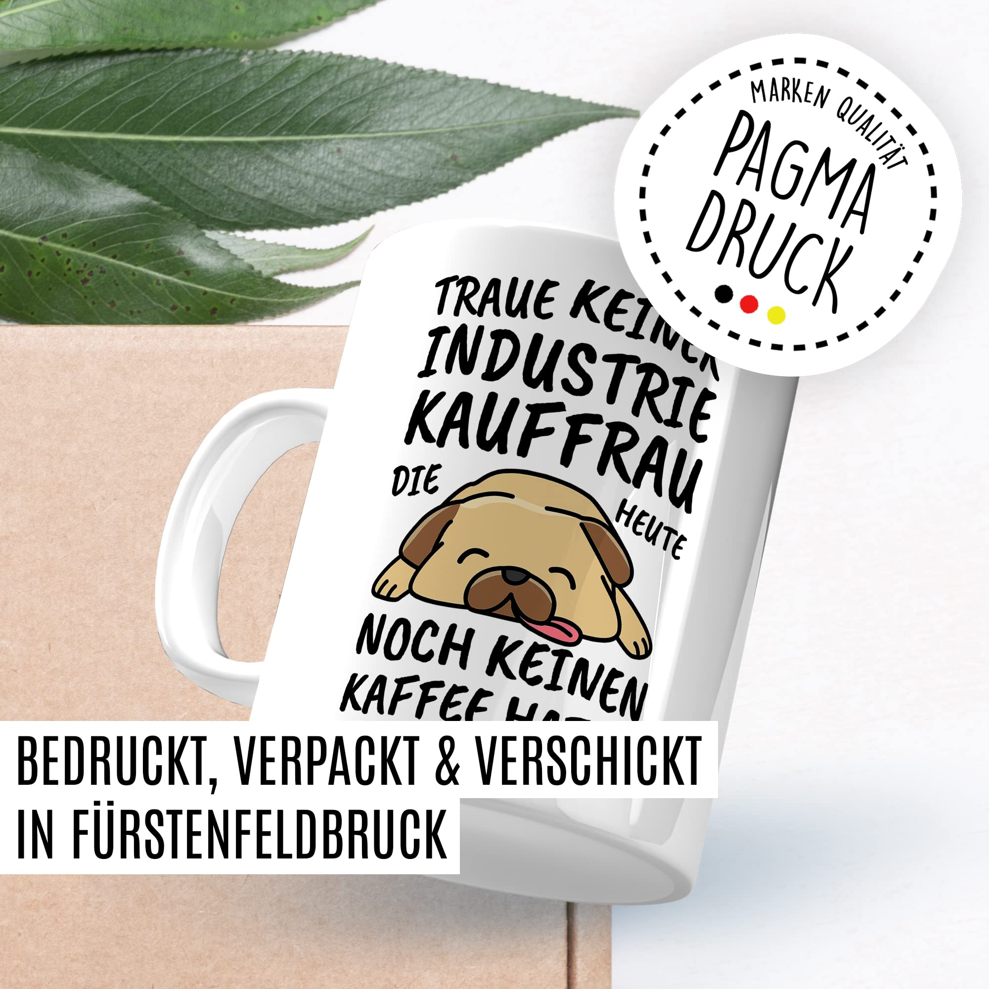 Tasse Industriekauffrau lustig, Industriekauffrau Geschenk Beruf, Spruch Kaffeebecher Industriekauffrauen Geschenkidee, Kaufleute Kaffee-Tasse Teetasse Becher