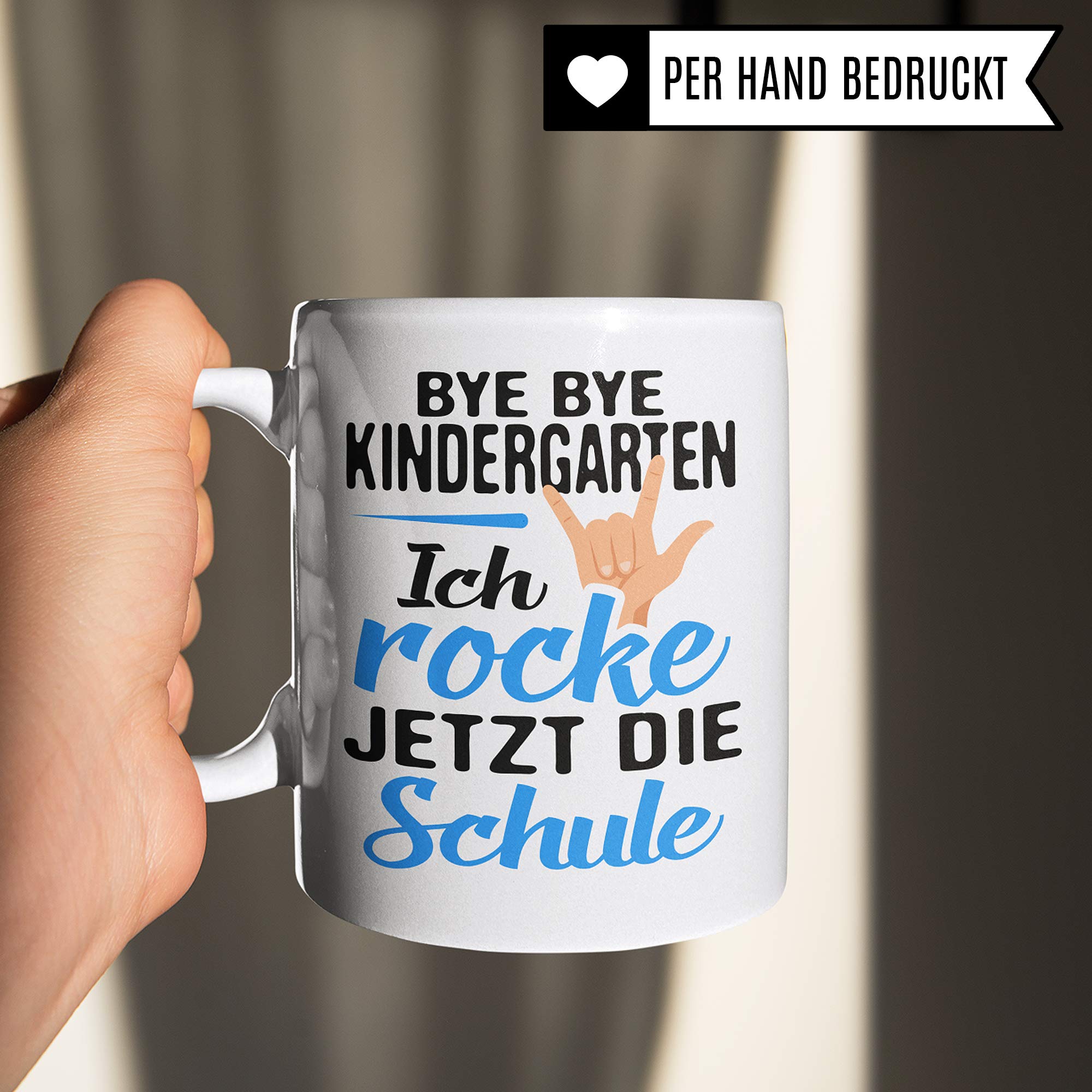 Pagma Druck Schulanfang Tasse, Geschenke Schulanfang Junge, Schulkind Becher Einschulung Geschenk, Kaffeetasse Geschenkidee für Erstklässler Schultüte Inhalt Schulbeginn Schulstart