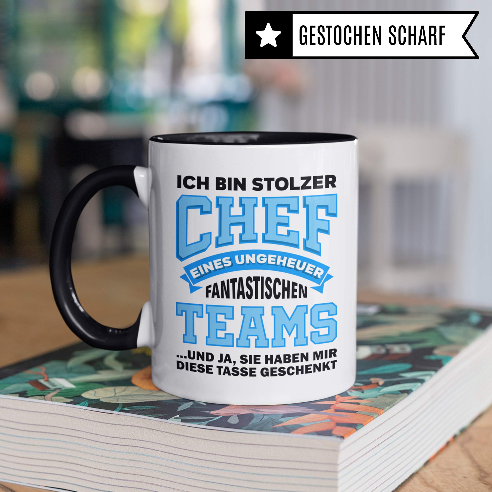 Pagma Druck Tasse Chef lustig, Geschenk Chef und Mitarbeiter Kaffeetasse, Geschenke für Chef Becher, Vorgesetzter Boss Büro Kaffeebecher, Leiter witzige Geschenkidee