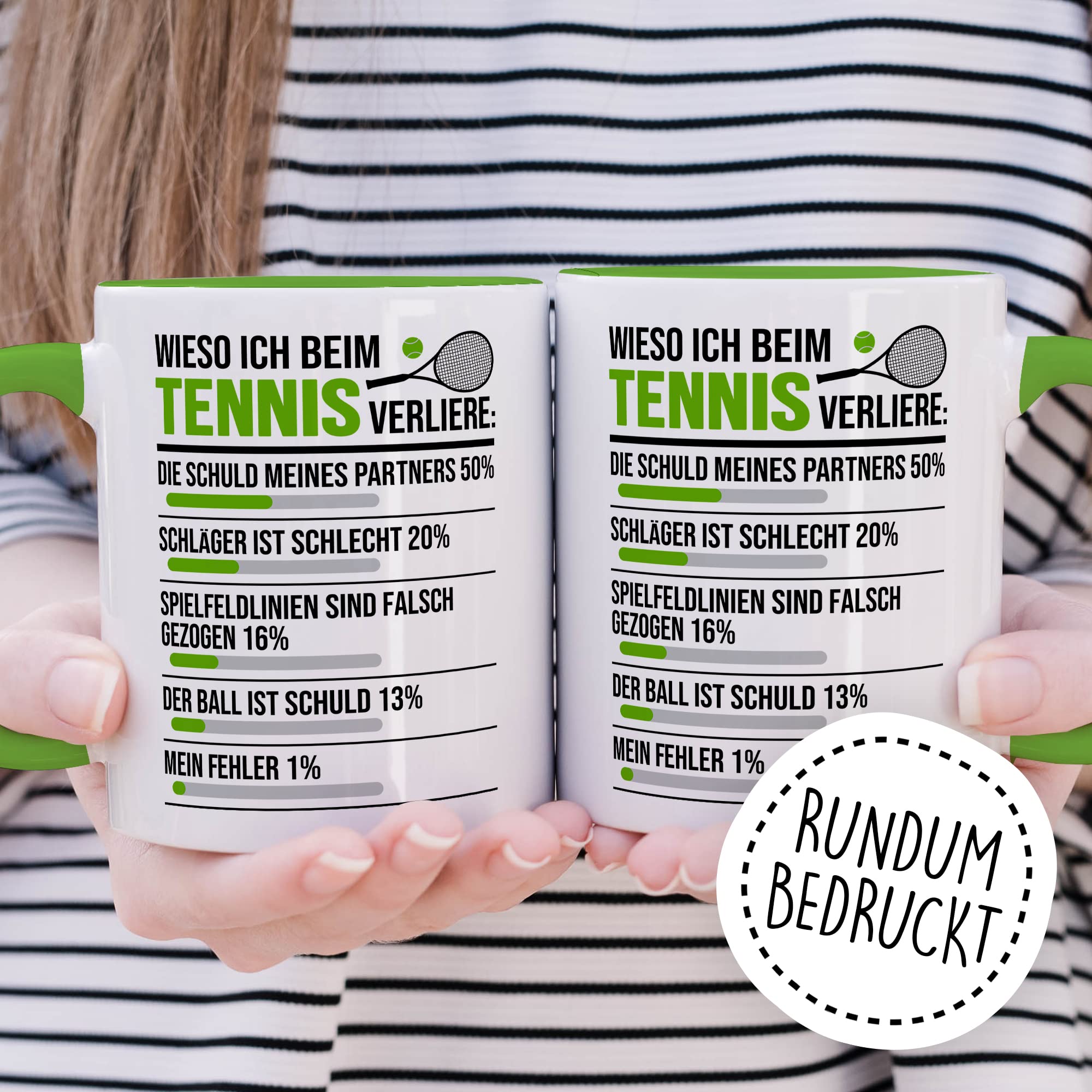 Tennis Tasse, Wieso Ich beim Tennis verliere Tennis-Spruch, Geschenk Tennisspieler Tennis-Spielerin, Tennisprofi Tennisliebhaber, Geschenkidee Kaffeetasse Kollegen Spielpartner