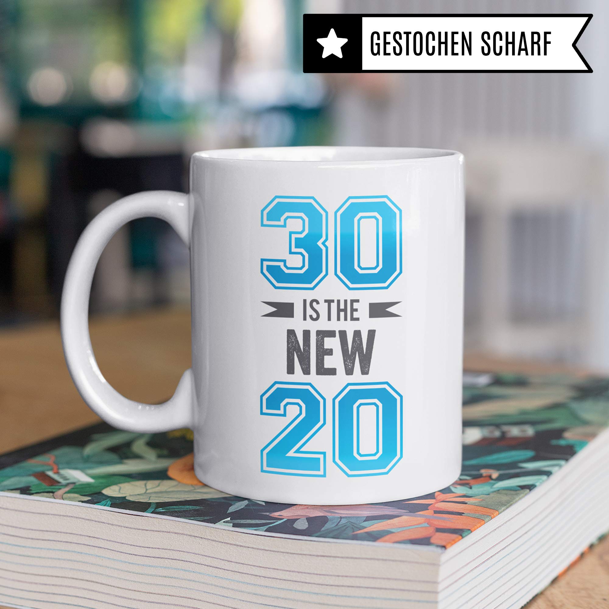 Pagma Druck 30 Geburtstag Tasse, Kaffeetasse 30. Geburtstag, Deko Geburtstagsdeko 1989 geboren, Geburtstagsgeschenk Dekoration Becher Männer Frauen Geschenkidee, Kaffeebecher 30 Jahre