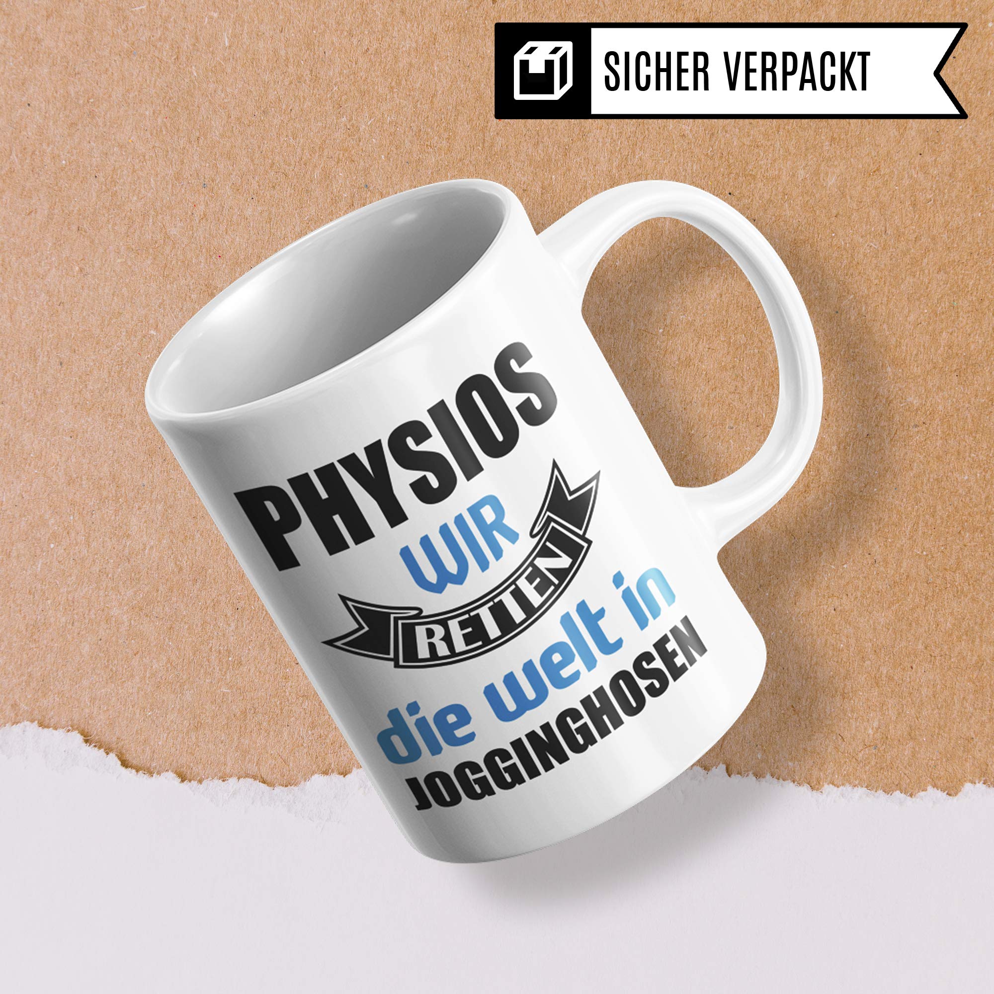 Pagma Druck Physiotherapeuten Tasse, Physiotherapeuten Geschenke, Physiotherapie Kaffeetasse Geschenkidee, Physio Praxis Kaffeebecher Krankengymnastik Geschenk Physiotherapeut