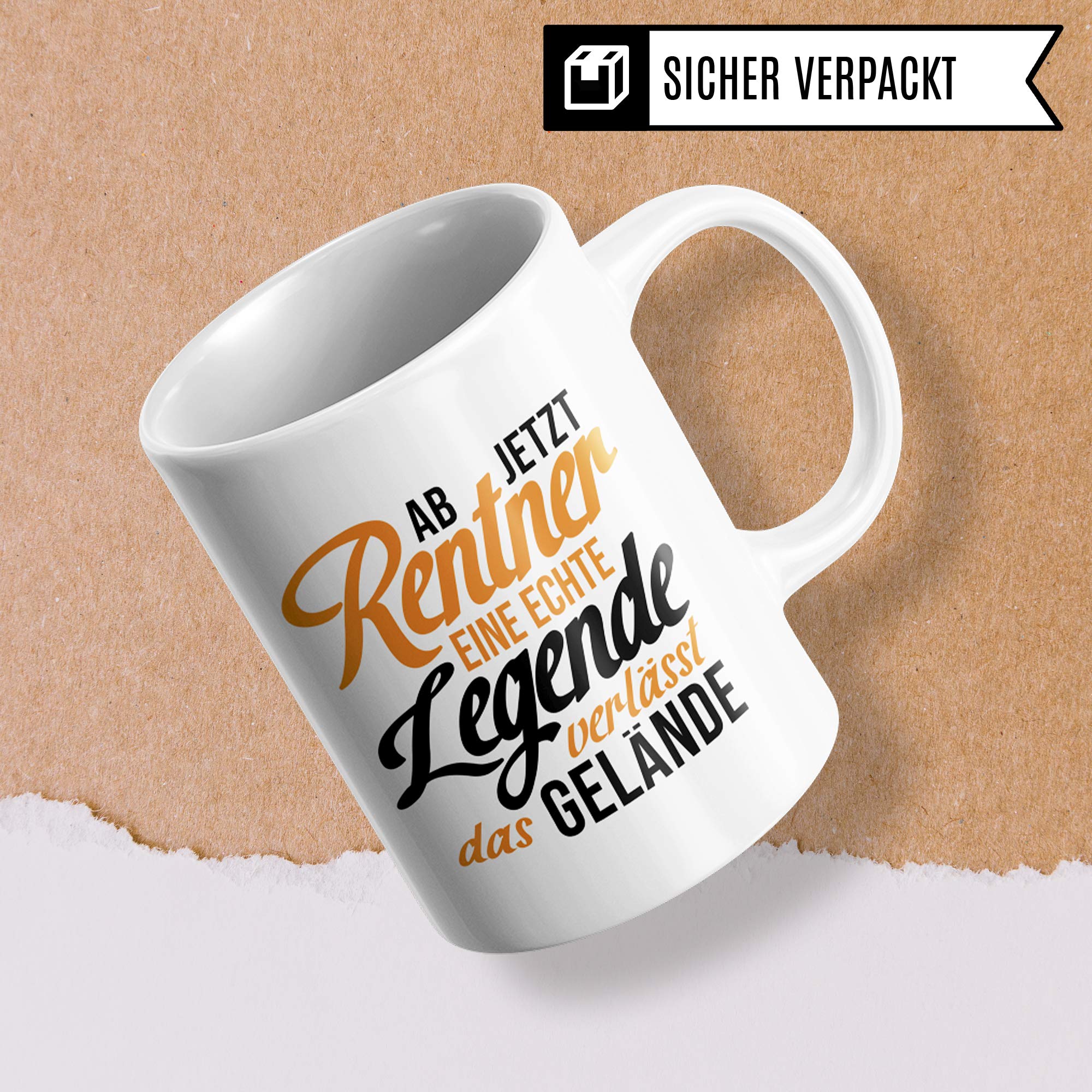 Pagma Druck Tasse Rentner, Witzige Geschenke zum Ruhestand, Rente Becher Pensionierung Geschenk Renteneintritt, Rentenbeginn Pension Kaffeetasse Abschiedsgeschenk Geschenkidee